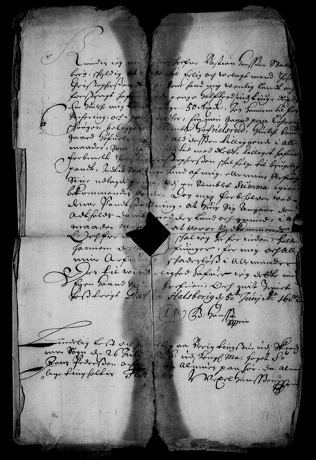 Stattholderembetet 1572-1771, RA/EA-2870/Af/L0001: Avskrifter av vedlegg til originale supplikker, nummerert i samsvar med supplikkbøkene, 1683-1687, p. 87