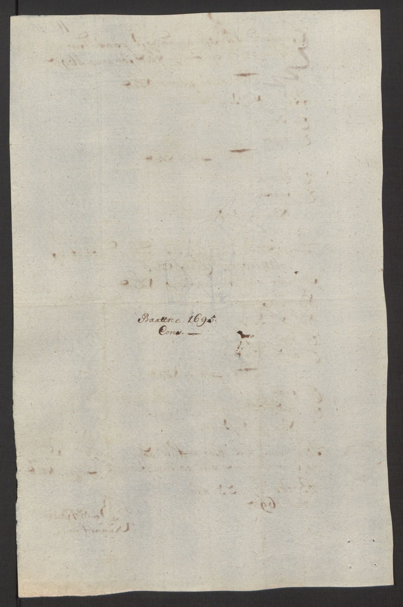 Rentekammeret inntil 1814, Reviderte regnskaper, Fogderegnskap, AV/RA-EA-4092/R32/L1867: Fogderegnskap Jarlsberg grevskap, 1694-1696, p. 172