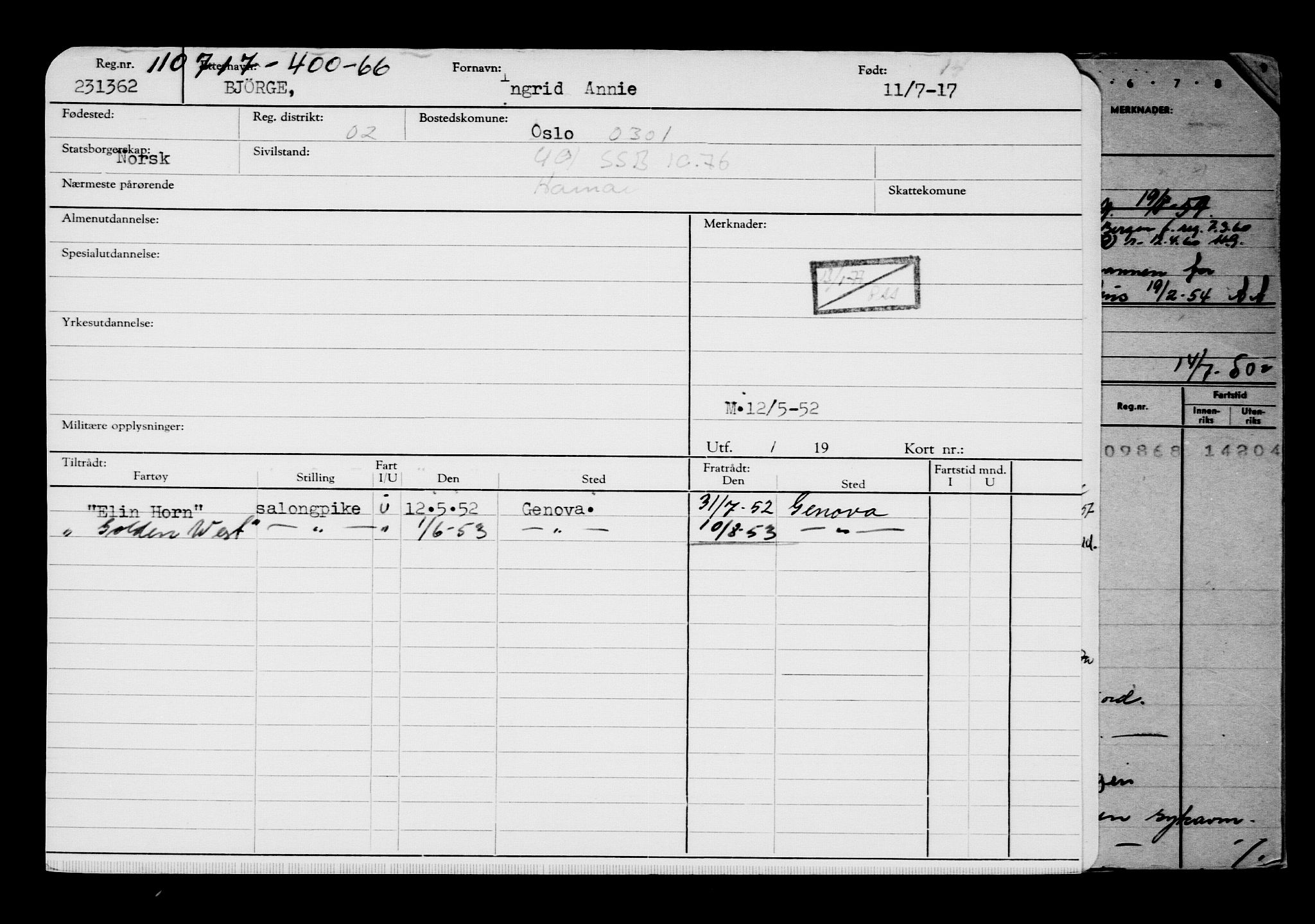 Direktoratet for sjømenn, AV/RA-S-3545/G/Gb/L0150: Hovedkort, 1917, p. 202