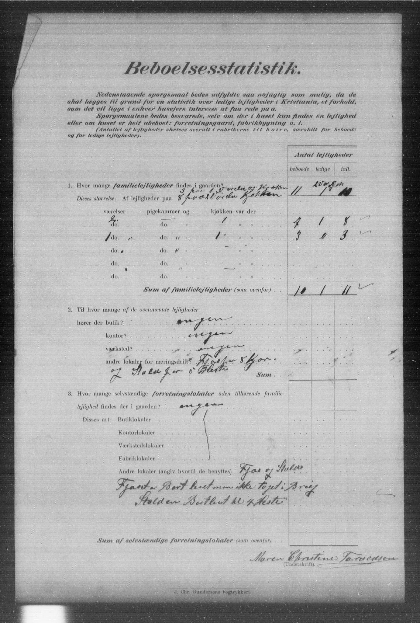 OBA, Municipal Census 1903 for Kristiania, 1903, p. 17349