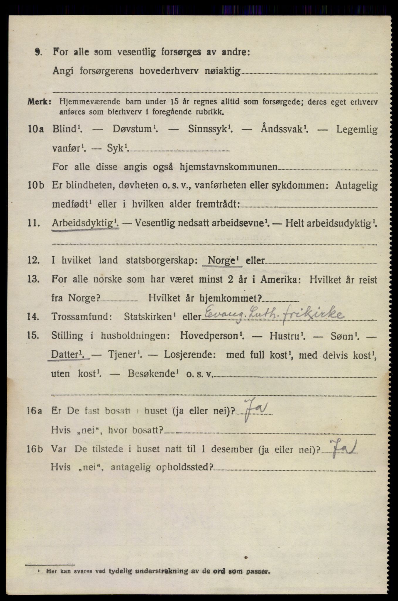 SAKO, 1920 census for Brunlanes, 1920, p. 7162