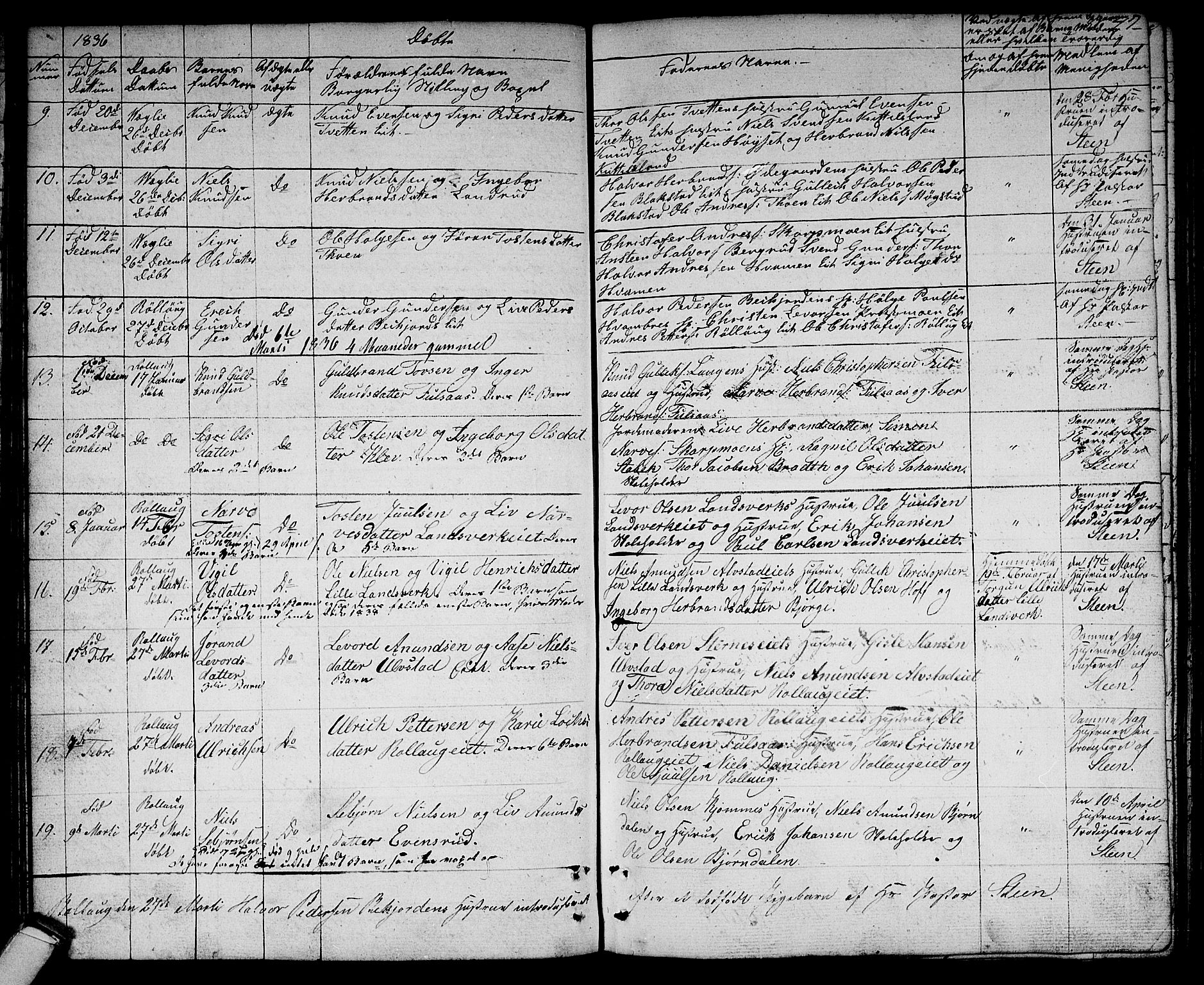 Rollag kirkebøker, SAKO/A-240/G/Ga/L0002: Parish register (copy) no. I 2, 1831-1856, p. 47