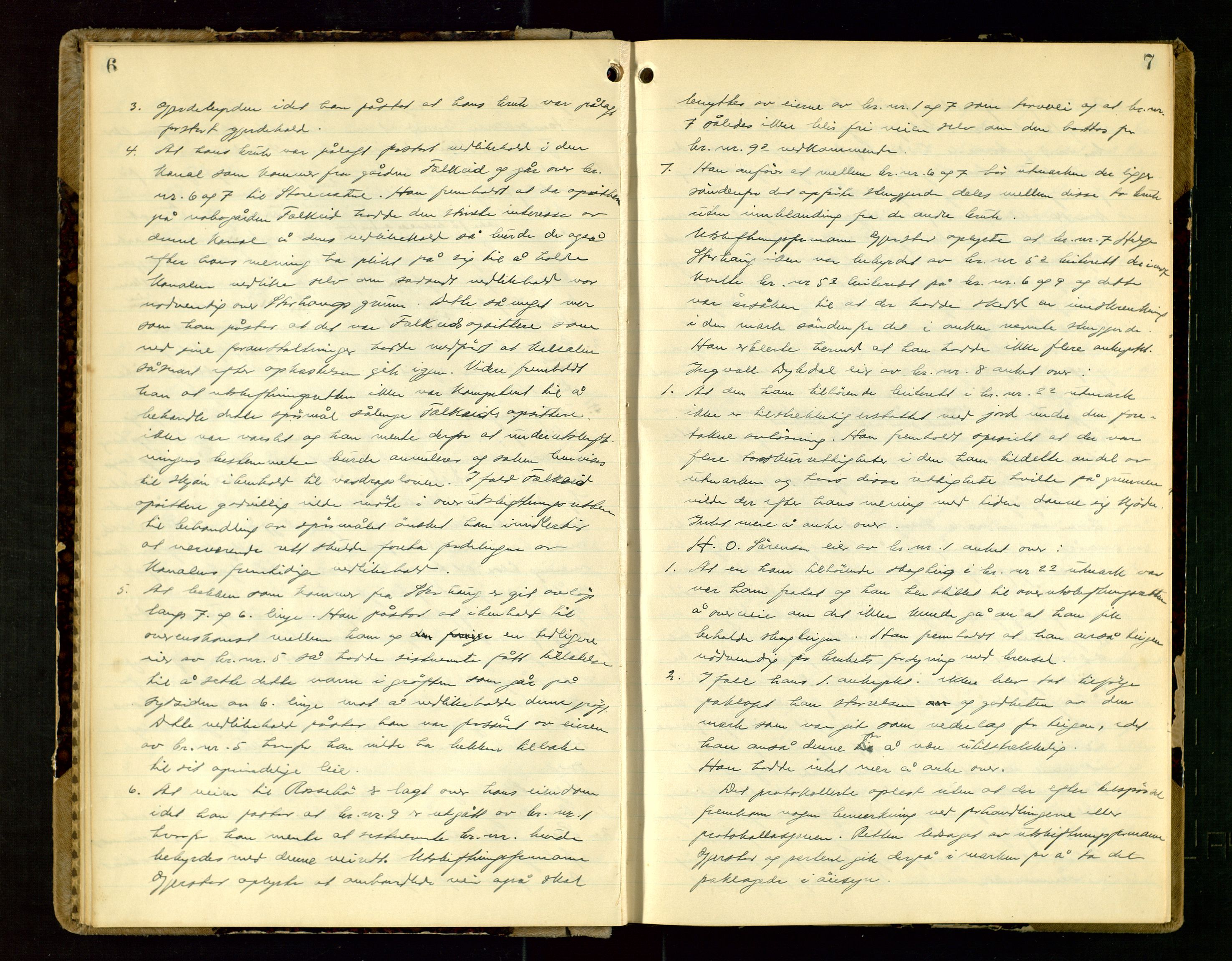 Rogaland jordskifterett, AV/SAST-A-102426/Oa/L0113: Forhandlingsprotokoll, 1926-1944, p. 6-7