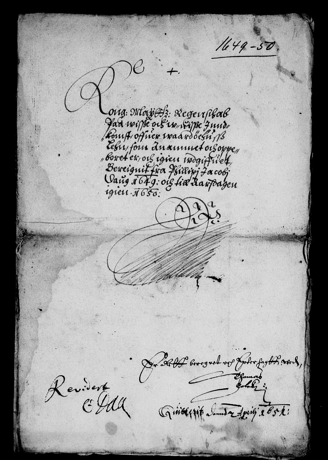 Rentekammeret inntil 1814, Reviderte regnskaper, Lensregnskaper, AV/RA-EA-5023/R/Rb/Rbæ/L0006: Vardøhus len, 1645-1653