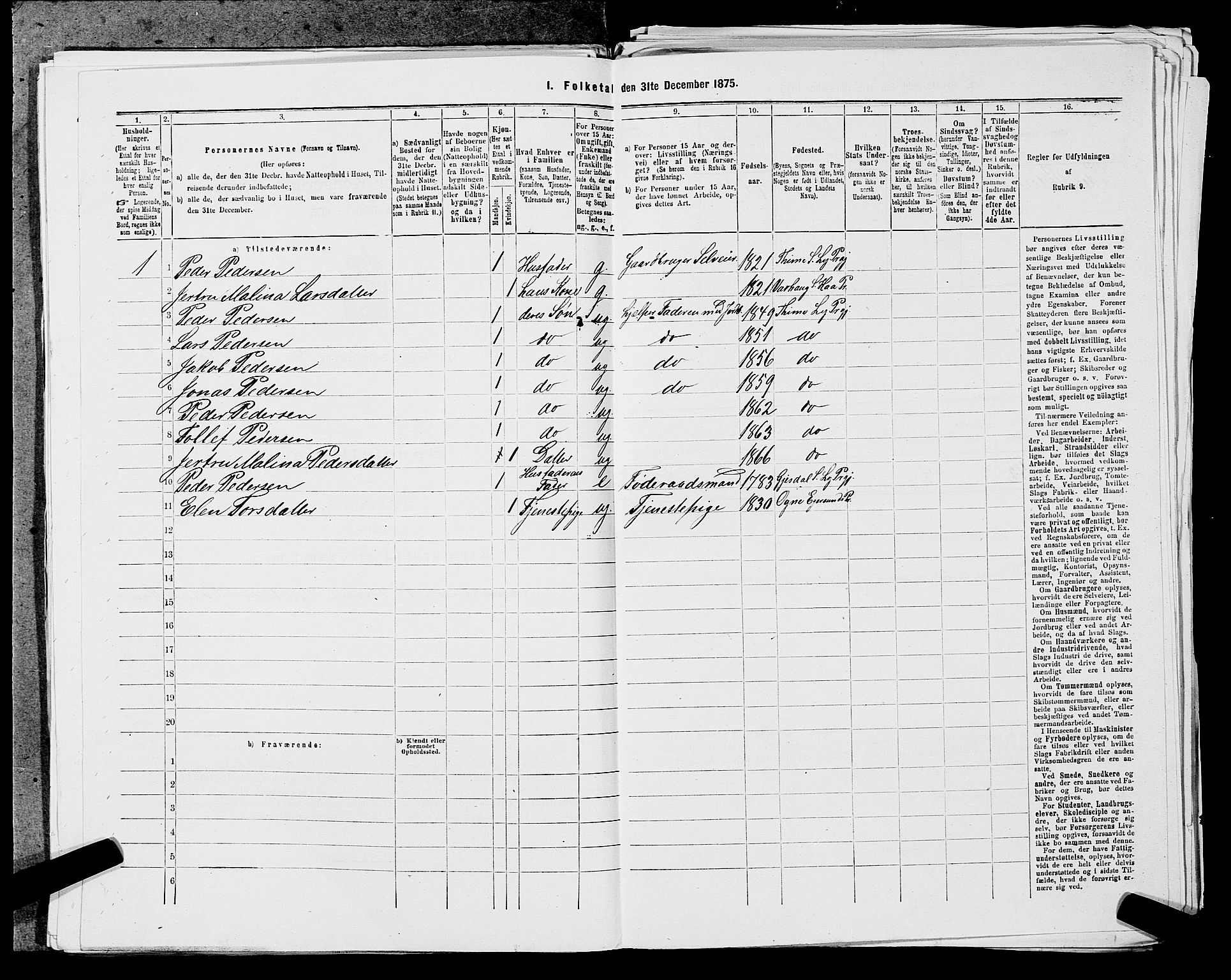 SAST, 1875 census for 1121P Lye, 1875, p. 510