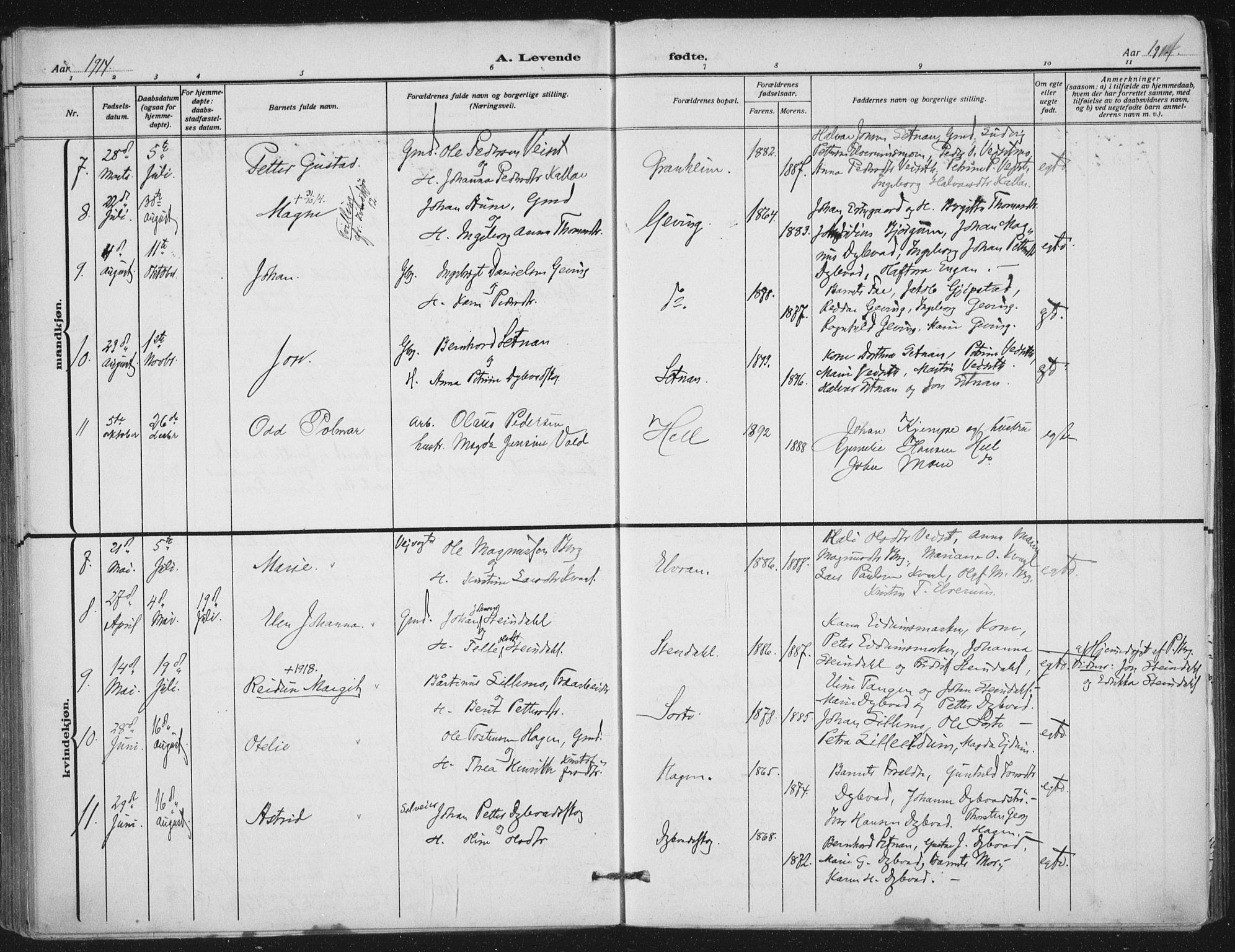 Ministerialprotokoller, klokkerbøker og fødselsregistre - Nord-Trøndelag, SAT/A-1458/710/L0095: Parish register (official) no. 710A01, 1880-1914