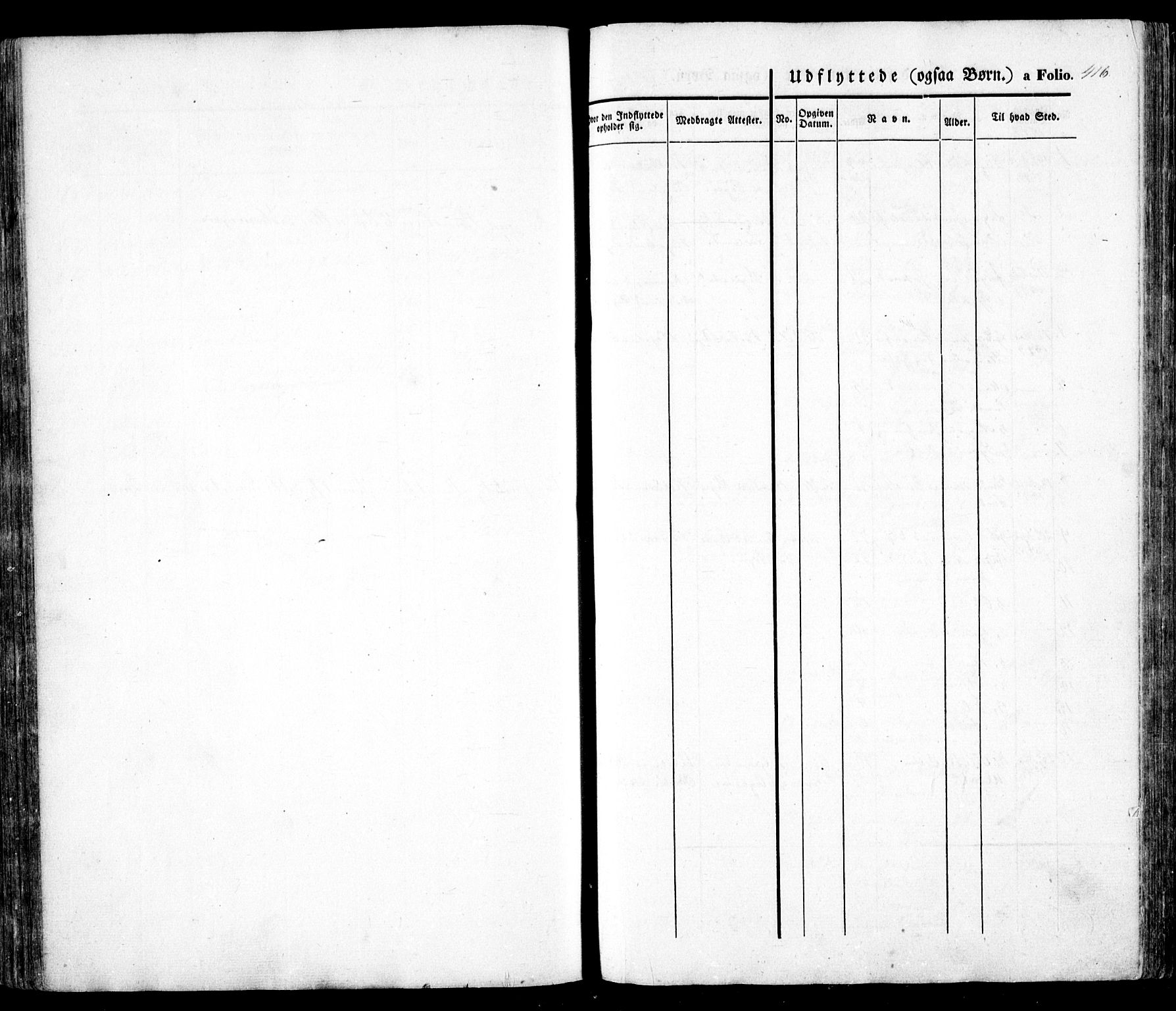 Evje sokneprestkontor, SAK/1111-0008/F/Fa/Faa/L0005: Parish register (official) no. A 5, 1843-1865, p. 416