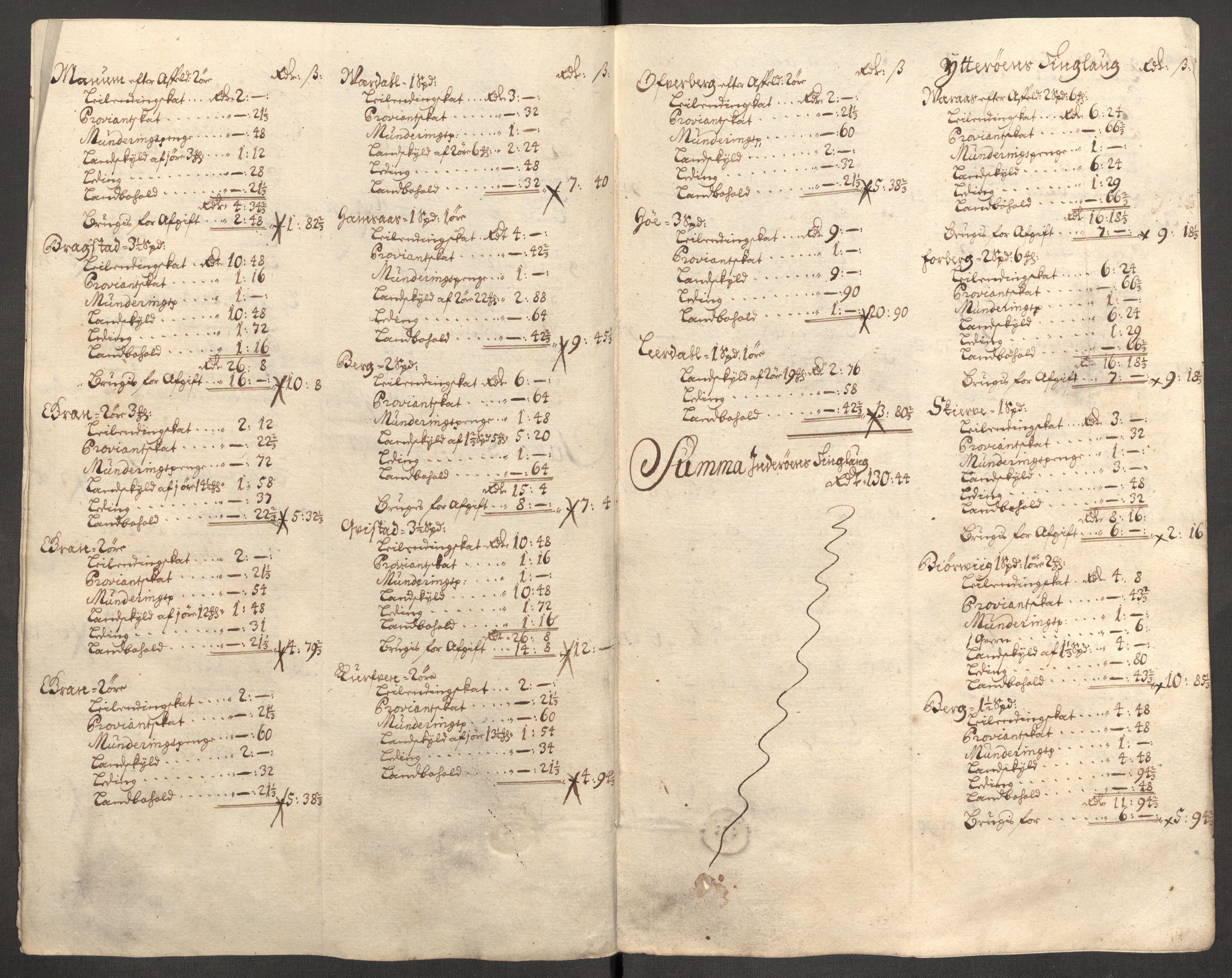Rentekammeret inntil 1814, Reviderte regnskaper, Fogderegnskap, RA/EA-4092/R63/L4315: Fogderegnskap Inderøy, 1706-1707, p. 203