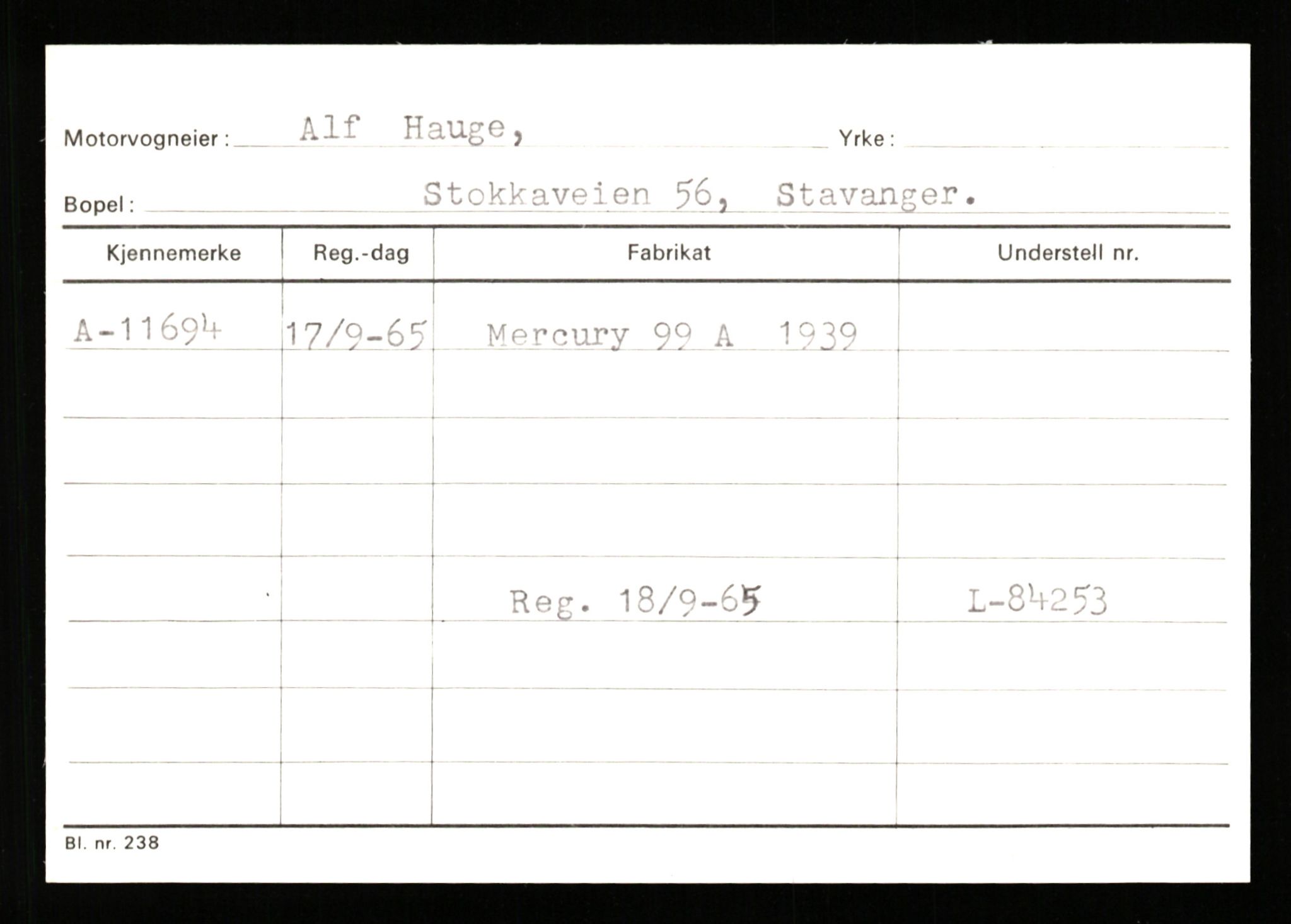 Stavanger trafikkstasjon, AV/SAST-A-101942/0/G/L0003: Registreringsnummer: 10466 - 15496, 1930-1971, p. 1249