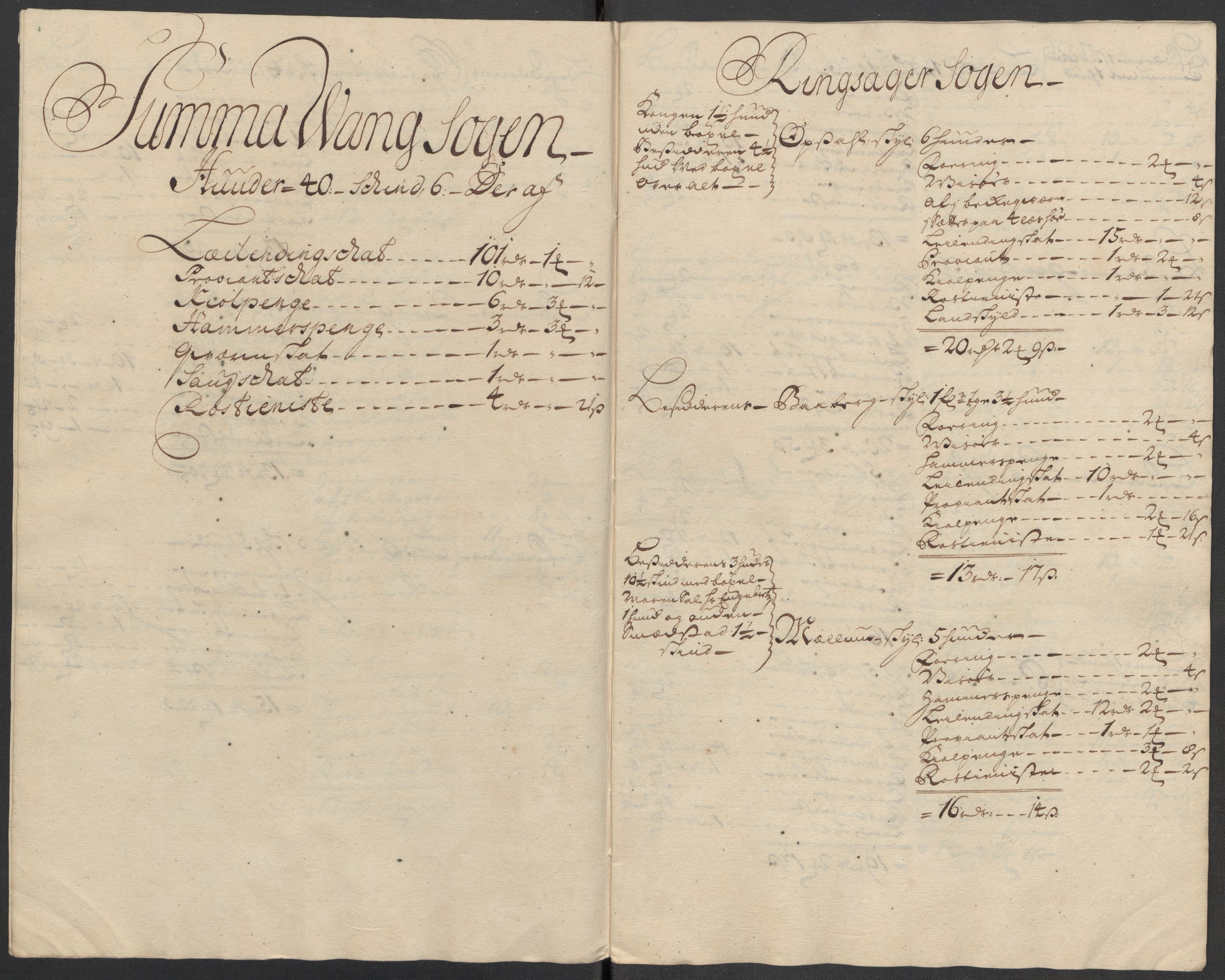 Rentekammeret inntil 1814, Reviderte regnskaper, Fogderegnskap, AV/RA-EA-4092/R16/L1056: Fogderegnskap Hedmark, 1717, p. 284