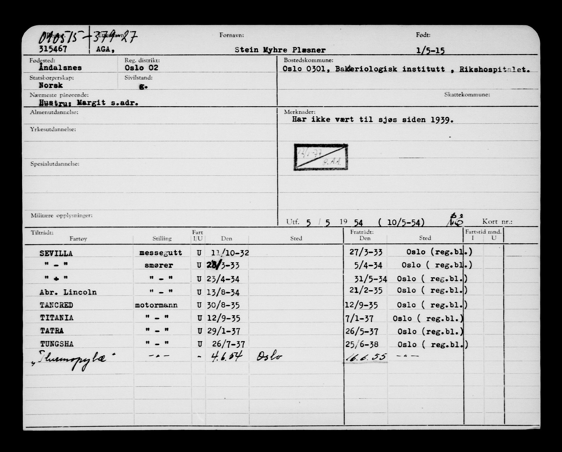 Direktoratet for sjømenn, RA/S-3545/G/Gb/L0129: Hovedkort, 1915, p. 422