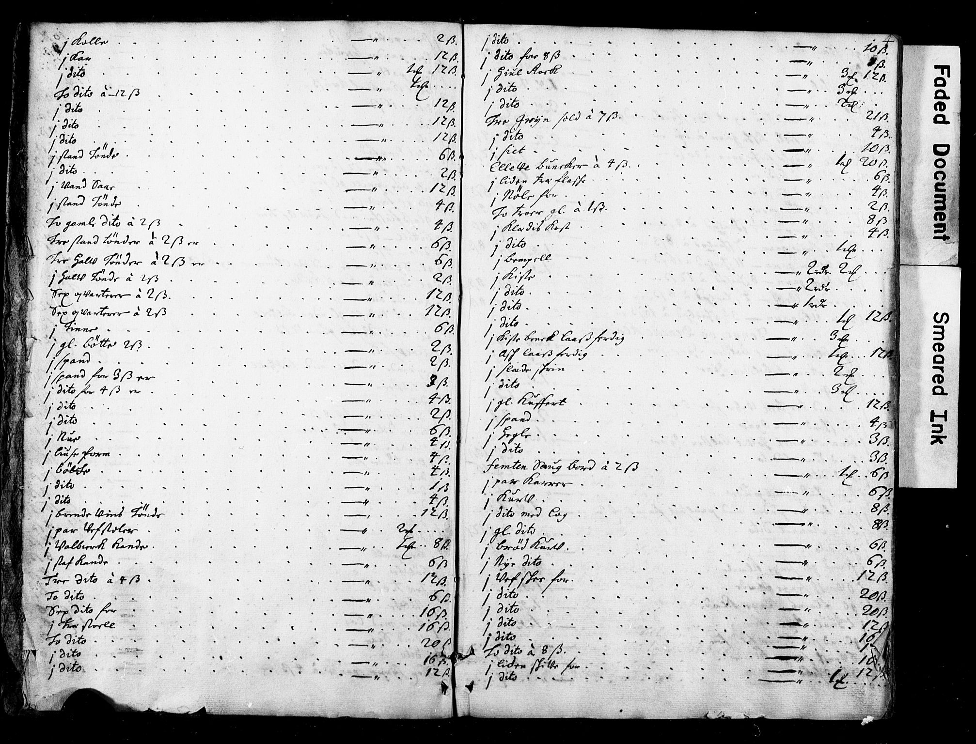 Østerdalens prosti, SAH/PROST-028/G/Ga/L0001: Skifteprotokoll, geistlige skifter, 1696-1779, p. 3b-4a