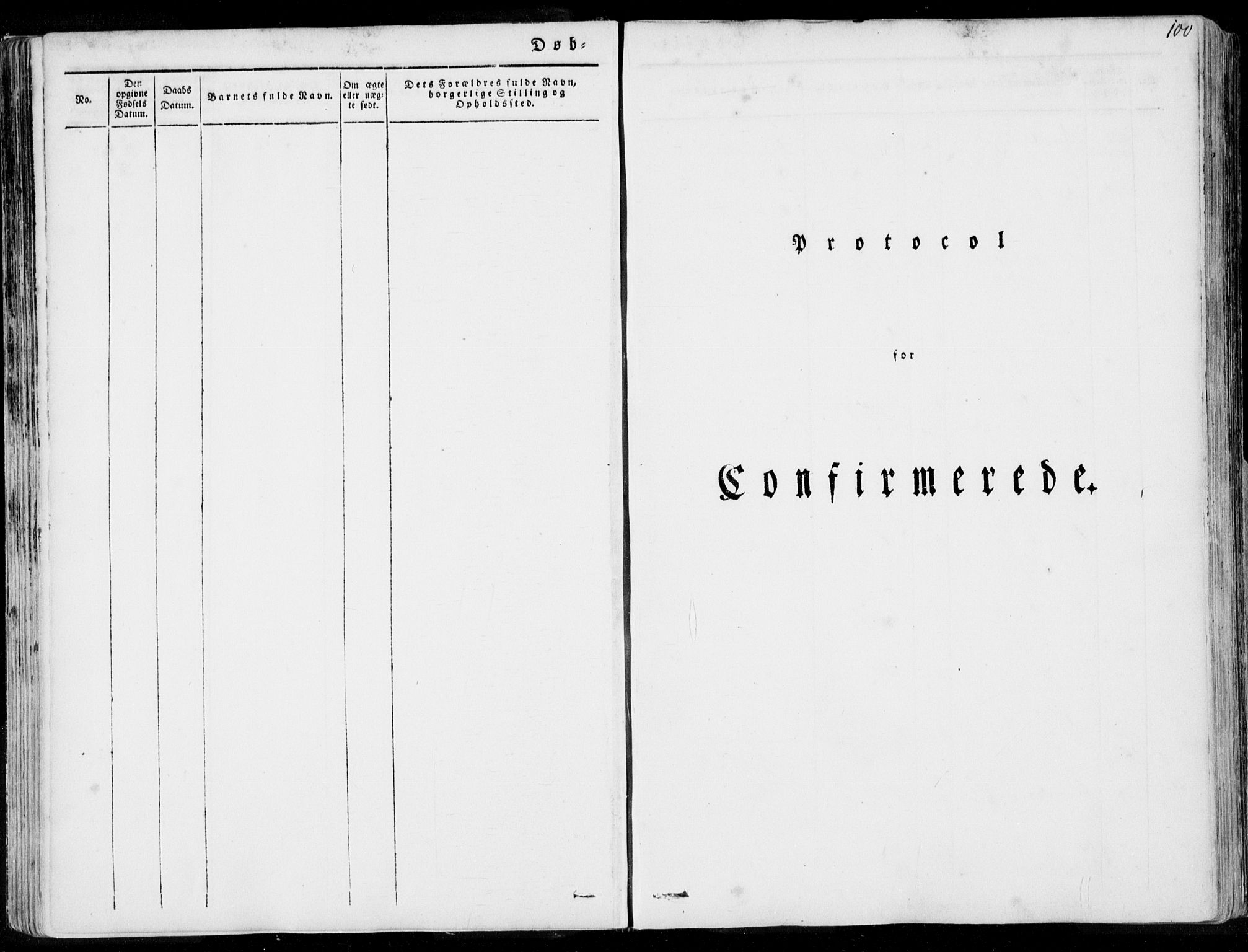 Ministerialprotokoller, klokkerbøker og fødselsregistre - Møre og Romsdal, SAT/A-1454/509/L0104: Parish register (official) no. 509A02, 1833-1847, p. 100