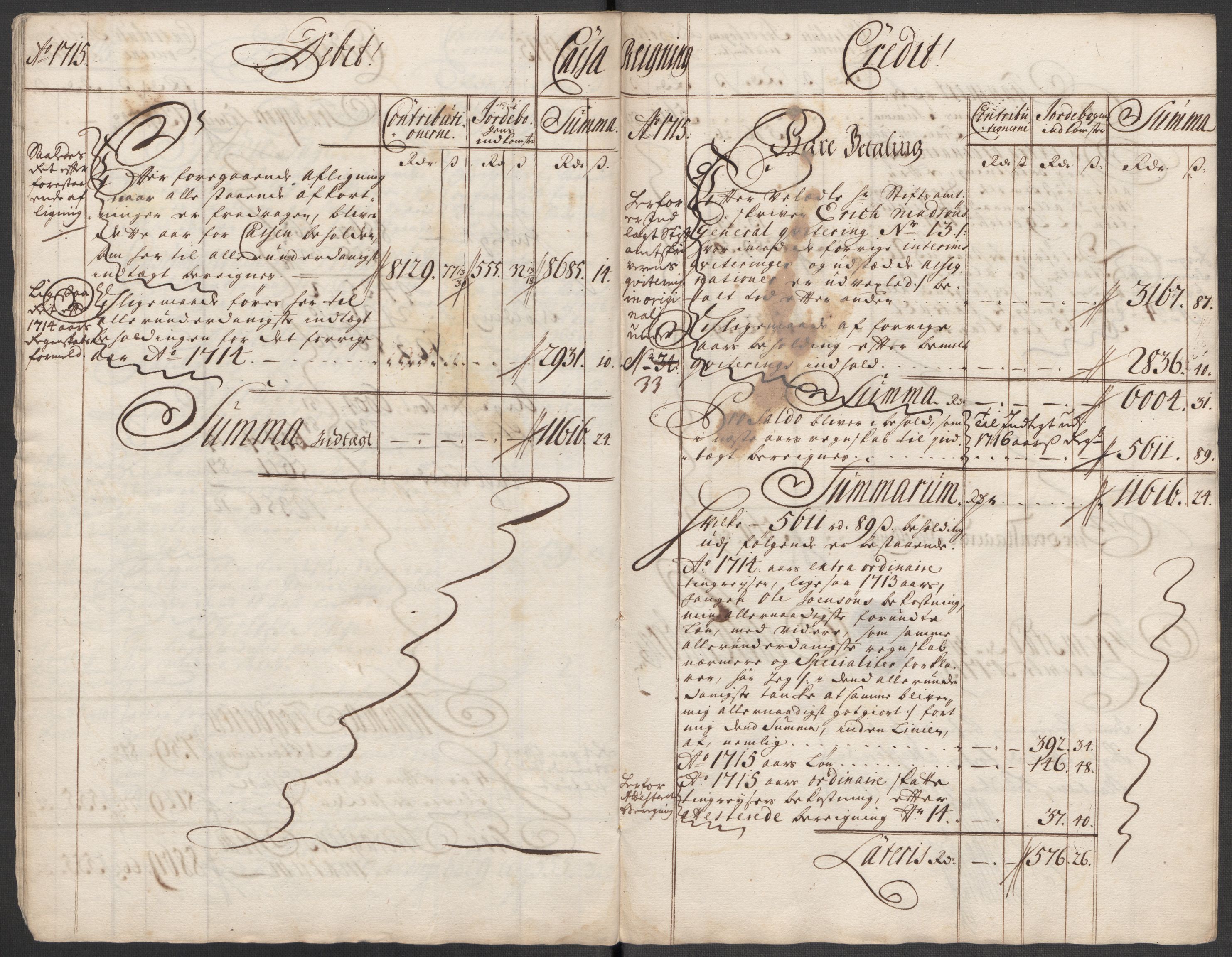 Rentekammeret inntil 1814, Reviderte regnskaper, Fogderegnskap, AV/RA-EA-4092/R57/L3863: Fogderegnskap Fosen, 1715, p. 12