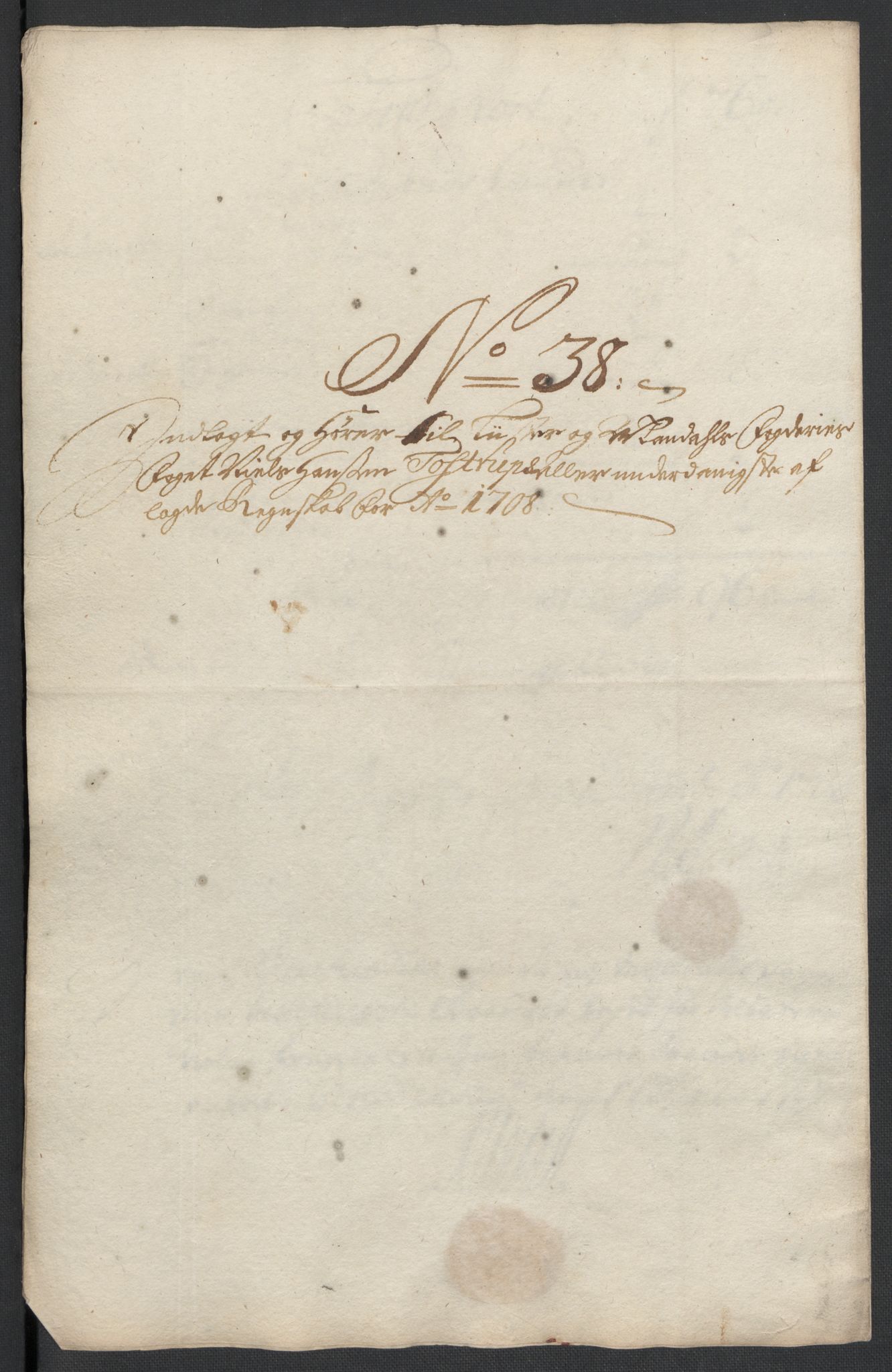 Rentekammeret inntil 1814, Reviderte regnskaper, Fogderegnskap, RA/EA-4092/R43/L2552: Fogderegnskap Lista og Mandal, 1705-1709, p. 192