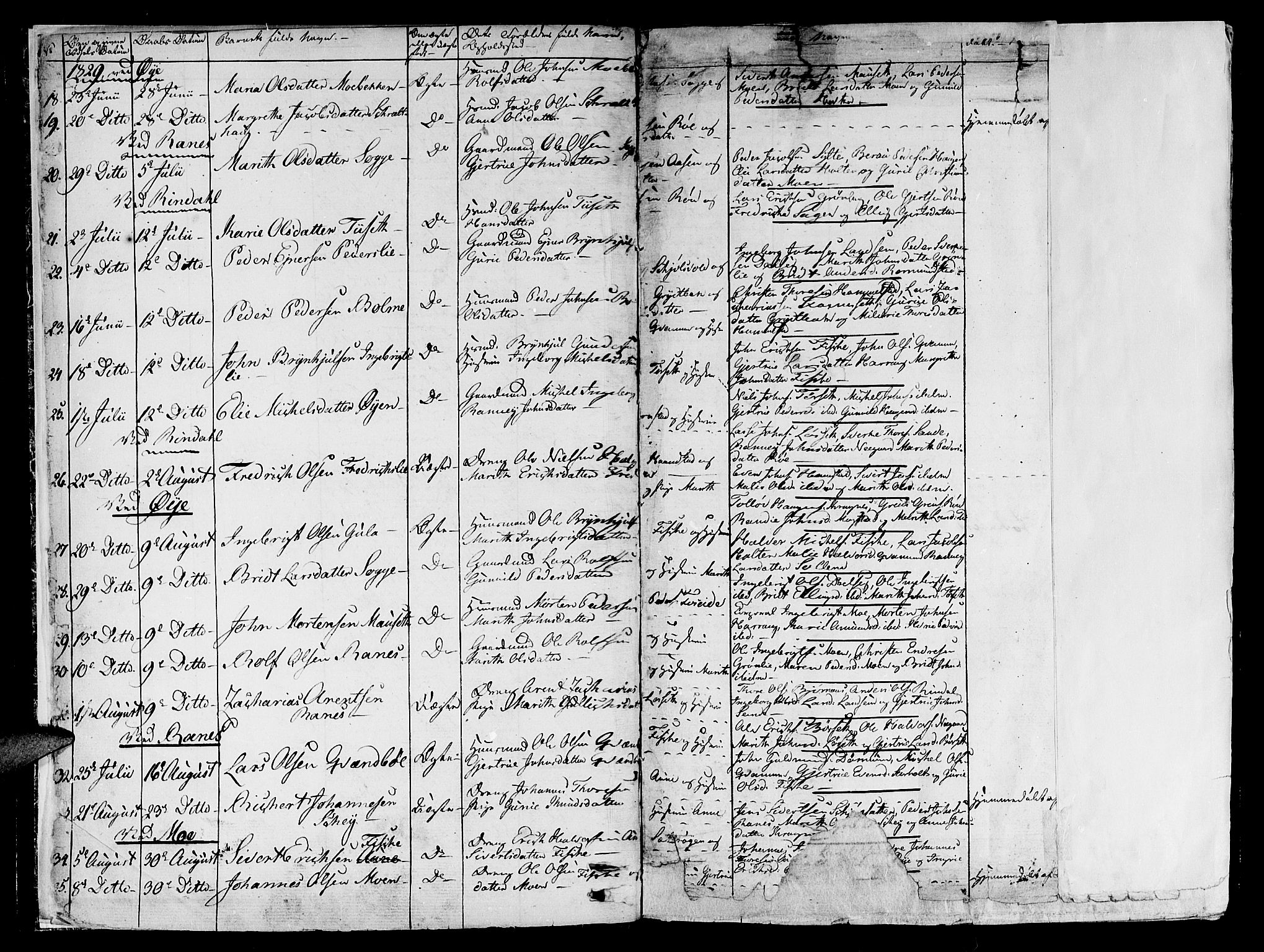 Ministerialprotokoller, klokkerbøker og fødselsregistre - Møre og Romsdal, AV/SAT-A-1454/595/L1042: Parish register (official) no. 595A04, 1829-1843, p. 2