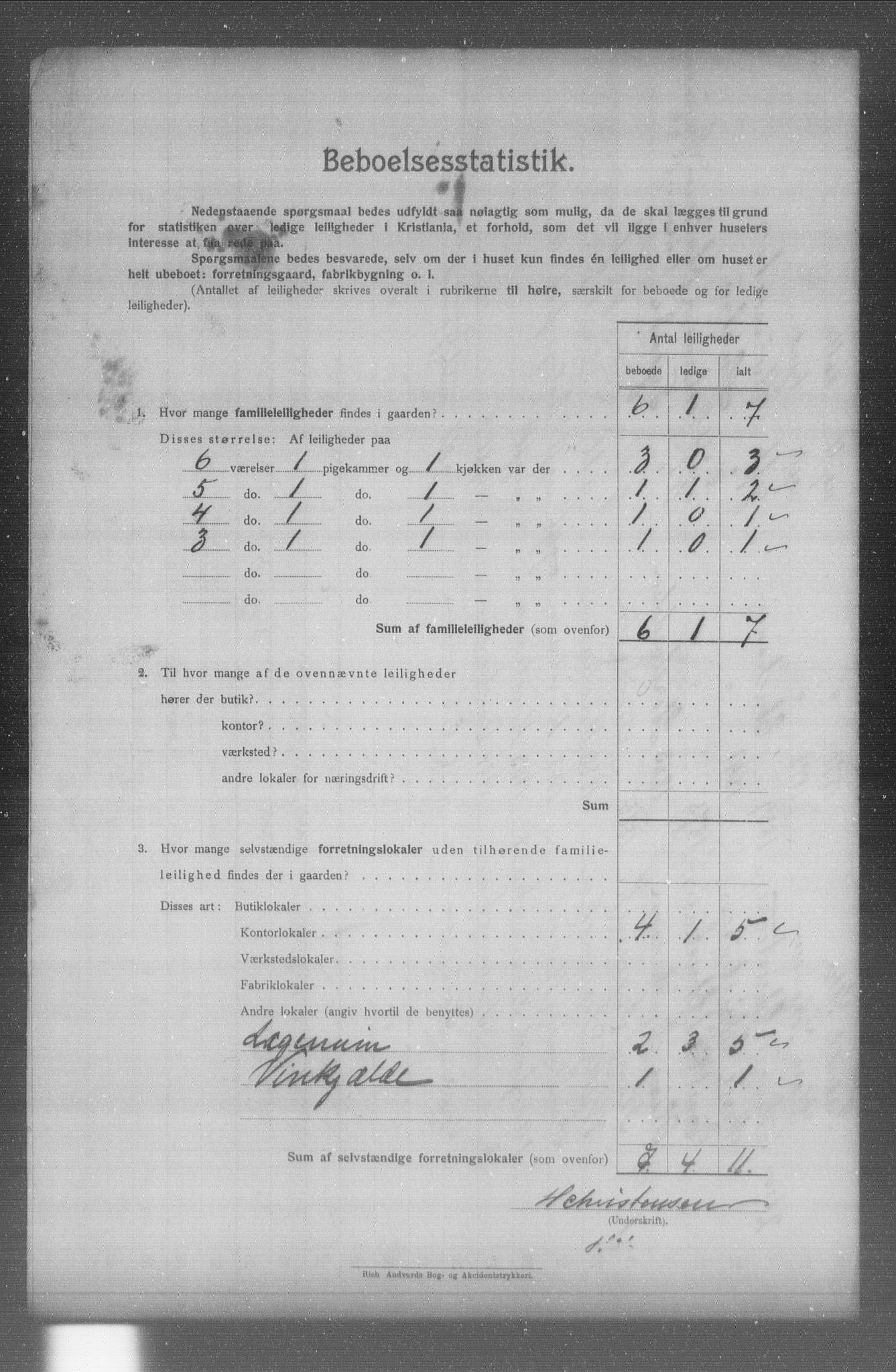 OBA, Municipal Census 1904 for Kristiania, 1904, p. 10051