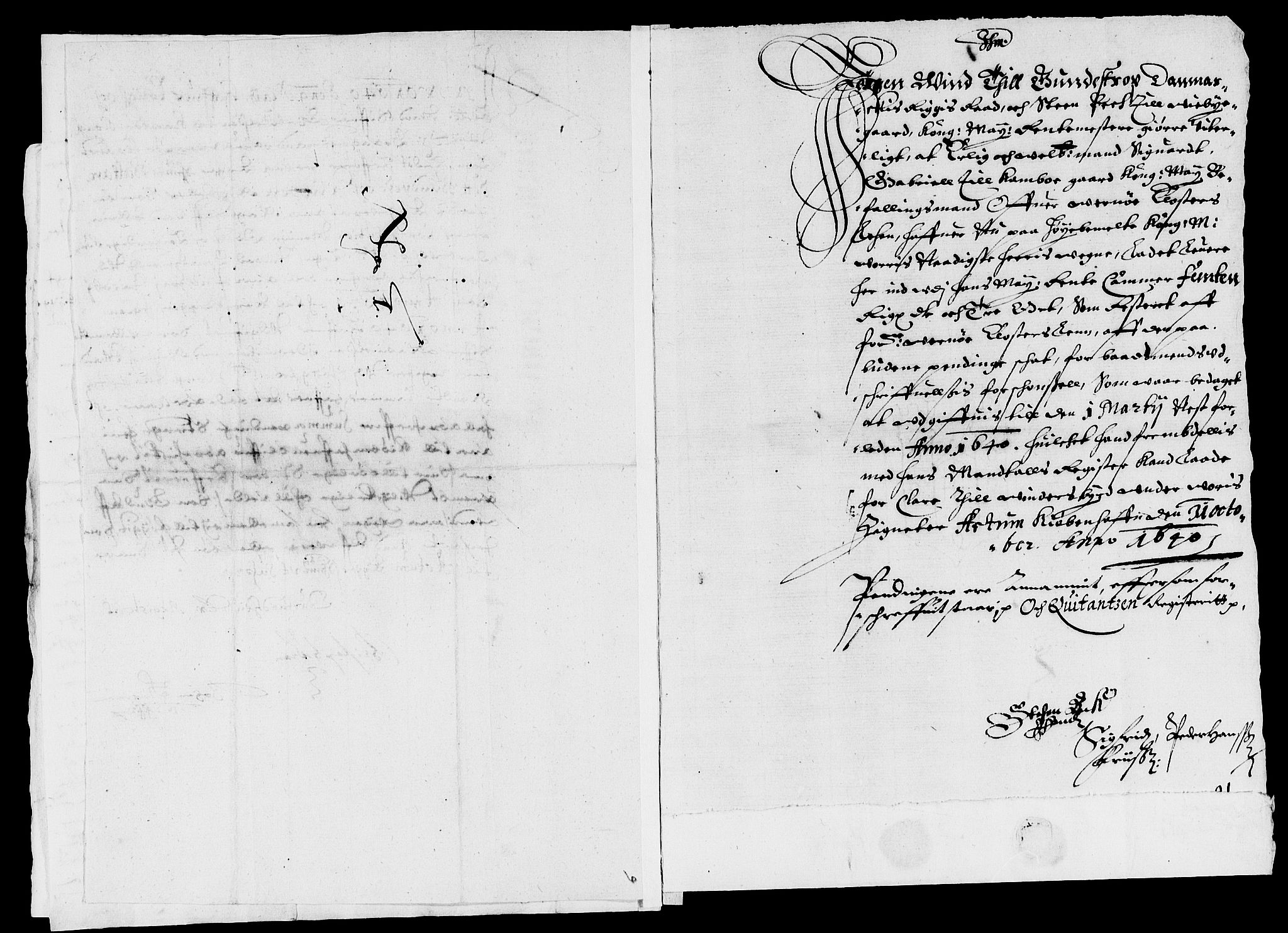 Rentekammeret inntil 1814, Reviderte regnskaper, Lensregnskaper, AV/RA-EA-5023/R/Rb/Rbg/L0005: Verne kloster len, 1639-1642