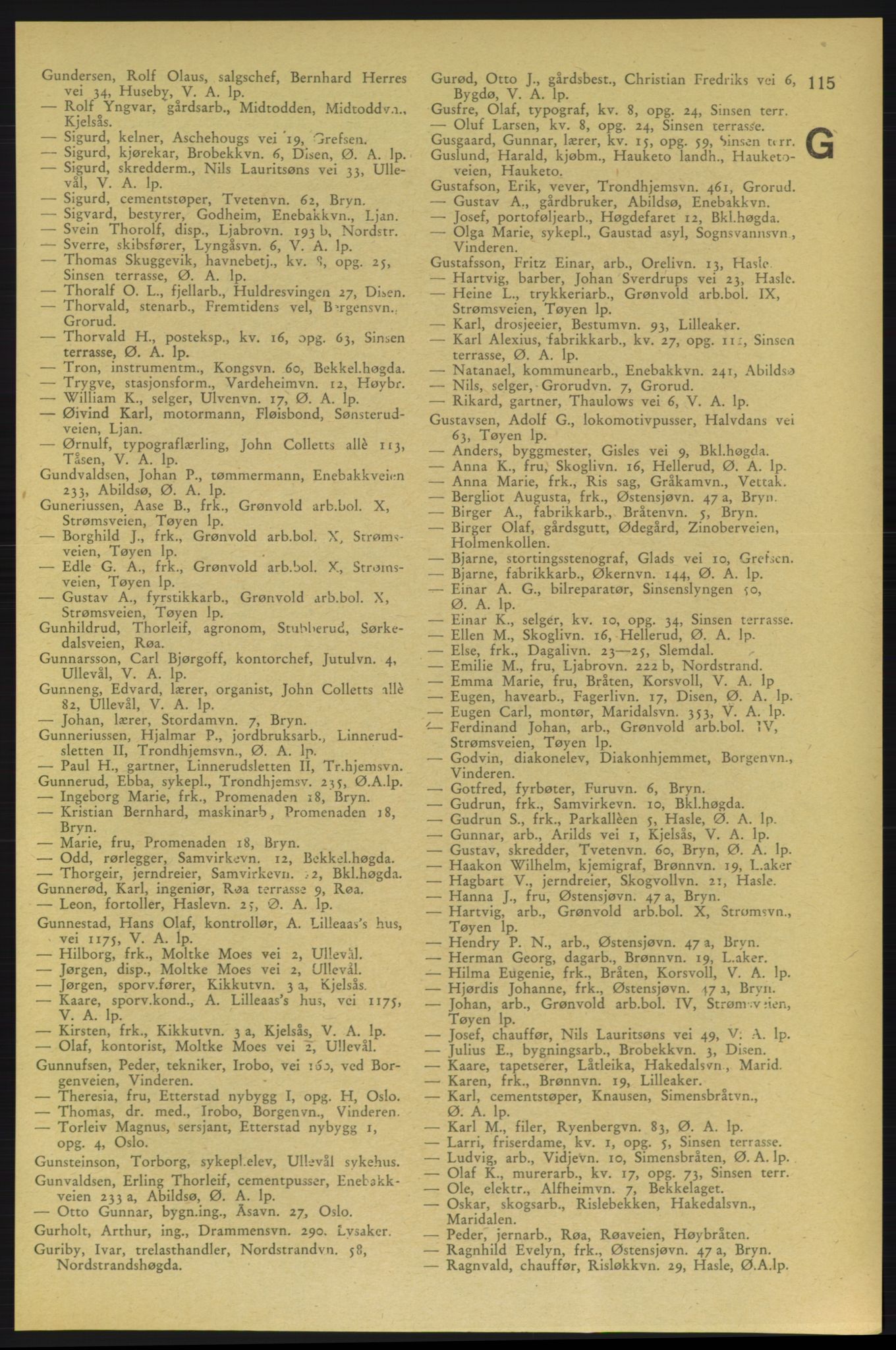 Aker adressebok/adressekalender, PUBL/001/A/006: Aker adressebok, 1937-1938, p. 115