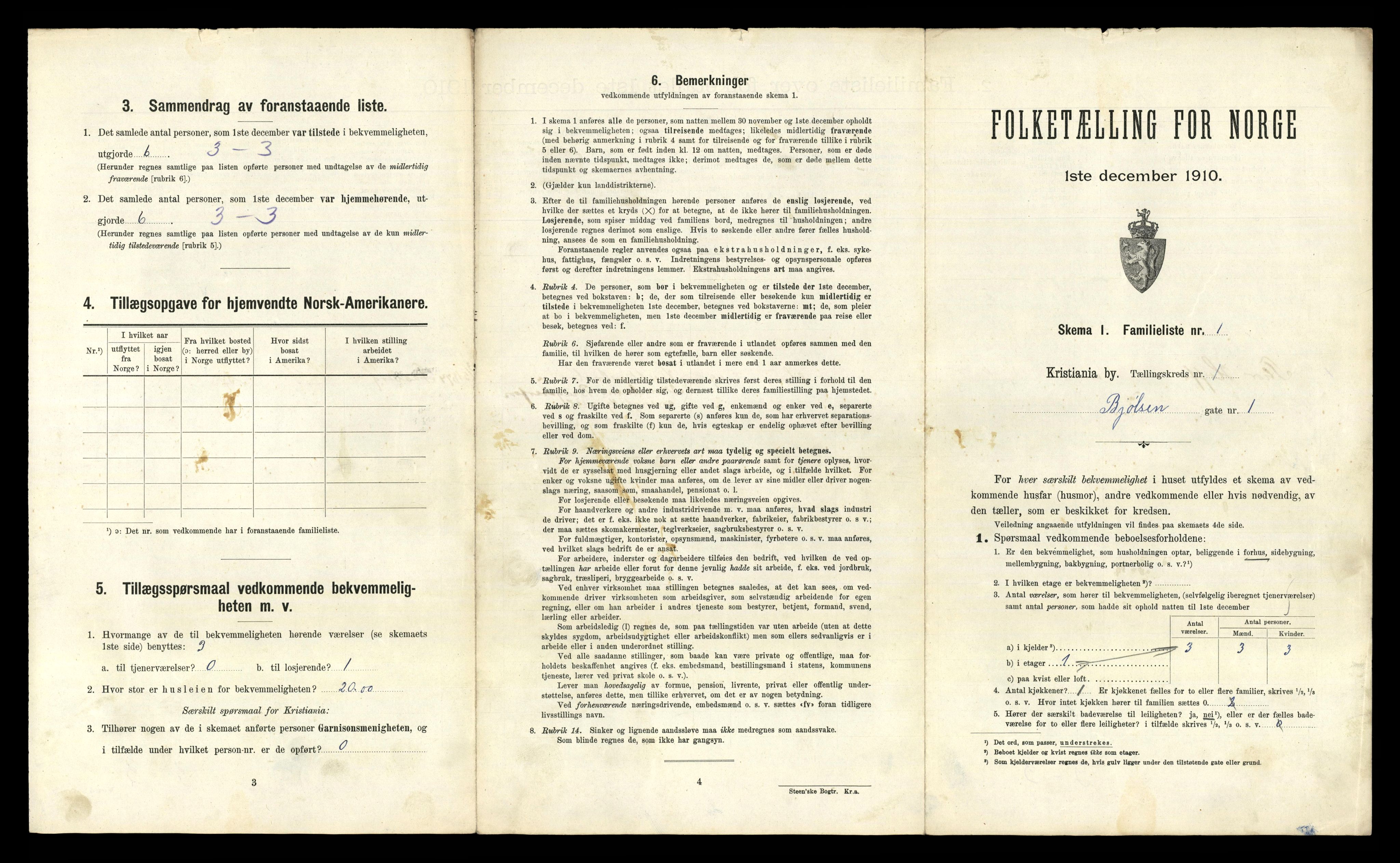 RA, 1910 census for Kristiania, 1910, p. 7315