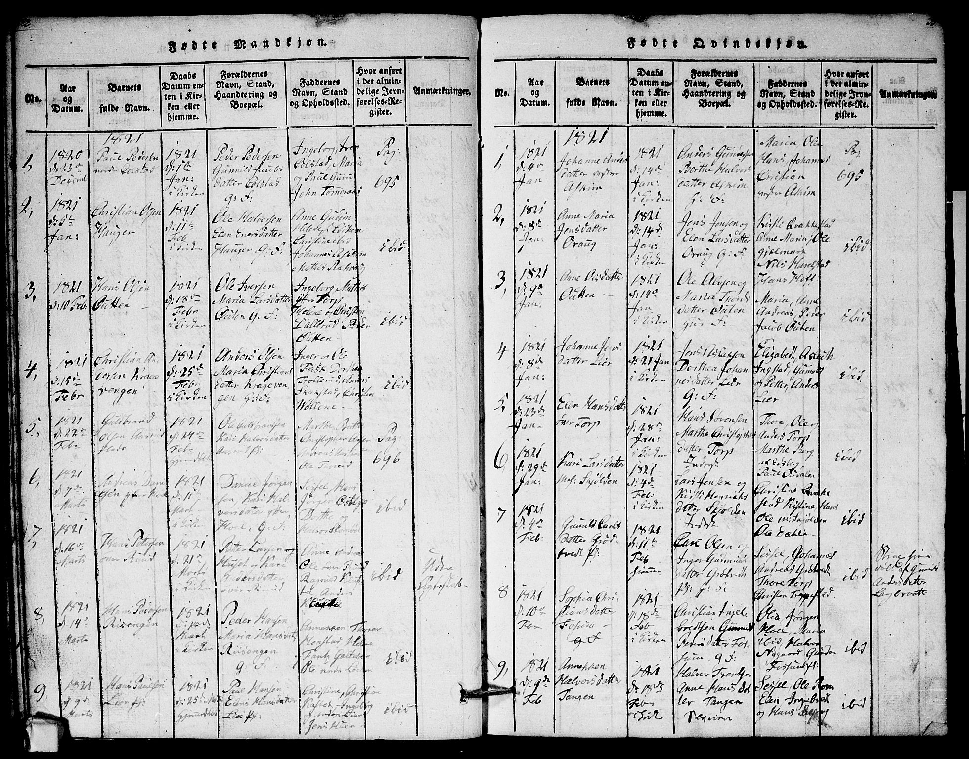 Askim prestekontor Kirkebøker, SAO/A-10900/G/Ga/L0001: Parish register (copy) no. 1, 1817-1846, p. 32-33