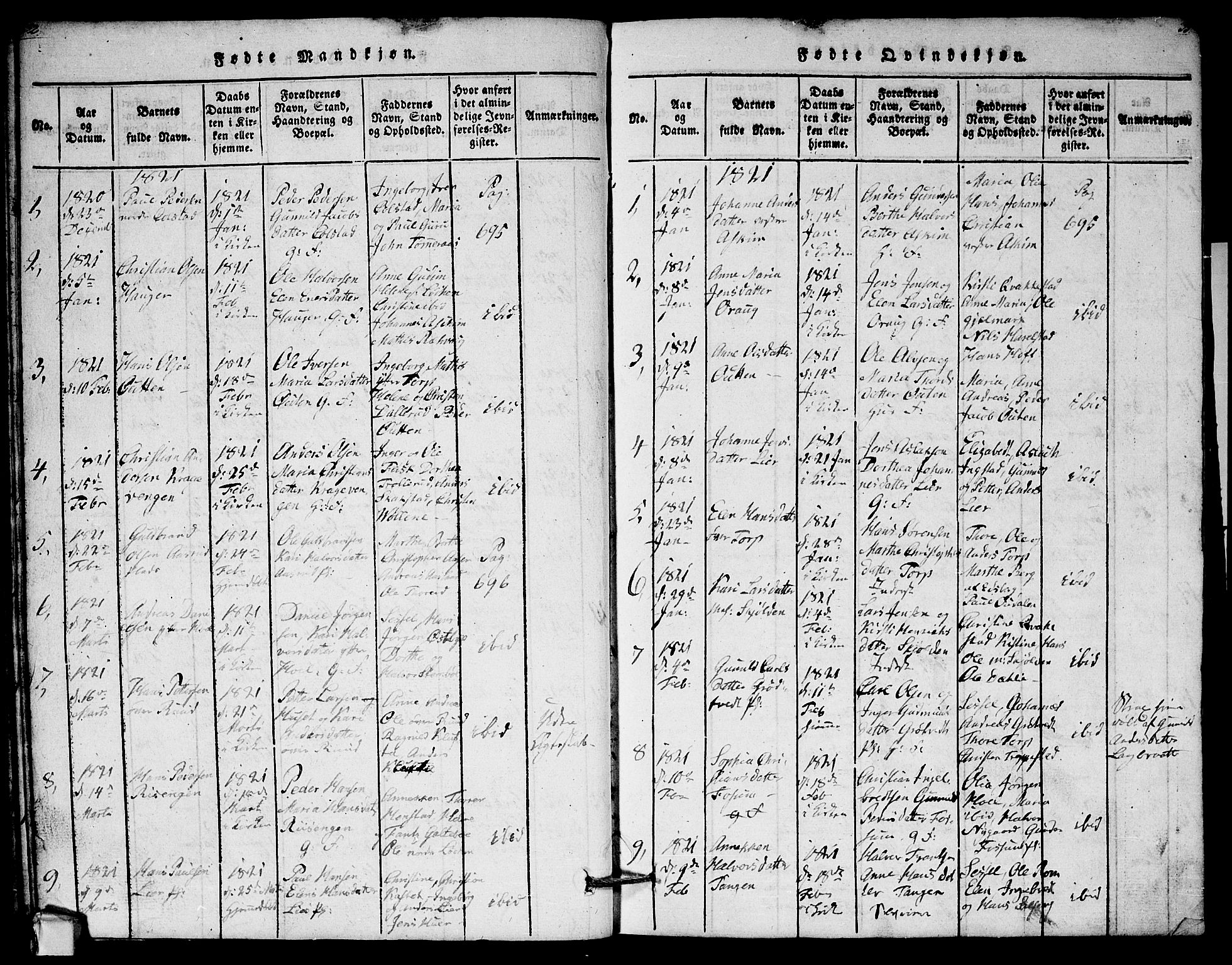 Askim prestekontor Kirkebøker, AV/SAO-A-10900/G/Ga/L0001: Parish register (copy) no. 1, 1817-1846, p. 32-33