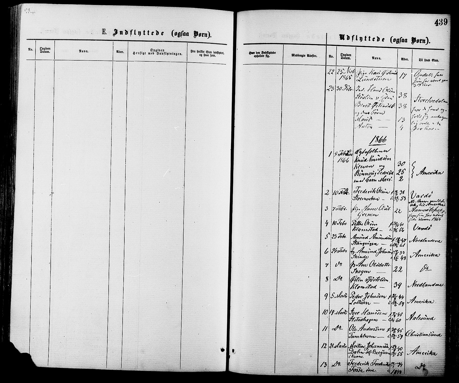 Nord-Fron prestekontor, AV/SAH-PREST-080/H/Ha/Haa/L0002: Parish register (official) no. 2, 1865-1883, p. 439