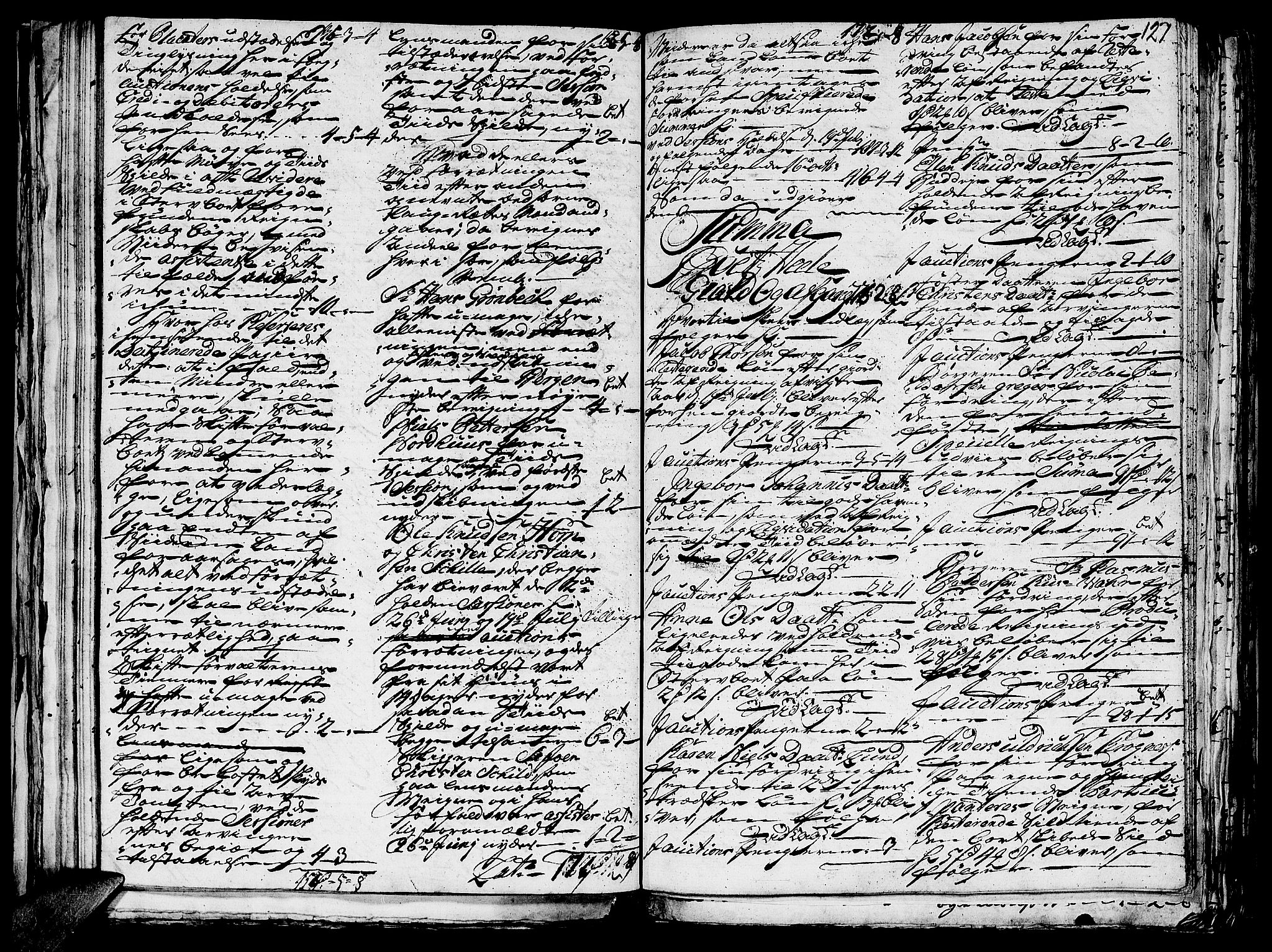 Helgeland sorenskriveri, AV/SAT-A-0004/3/3A/L0041: Konseptprotokoll 26, 1758, p. 126b-127a