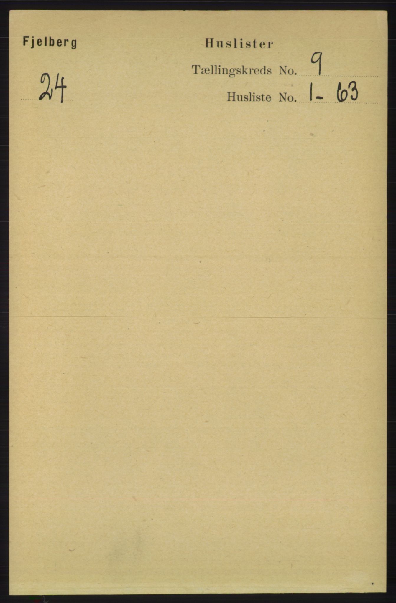 RA, 1891 census for 1213 Fjelberg, 1891, p. 3354
