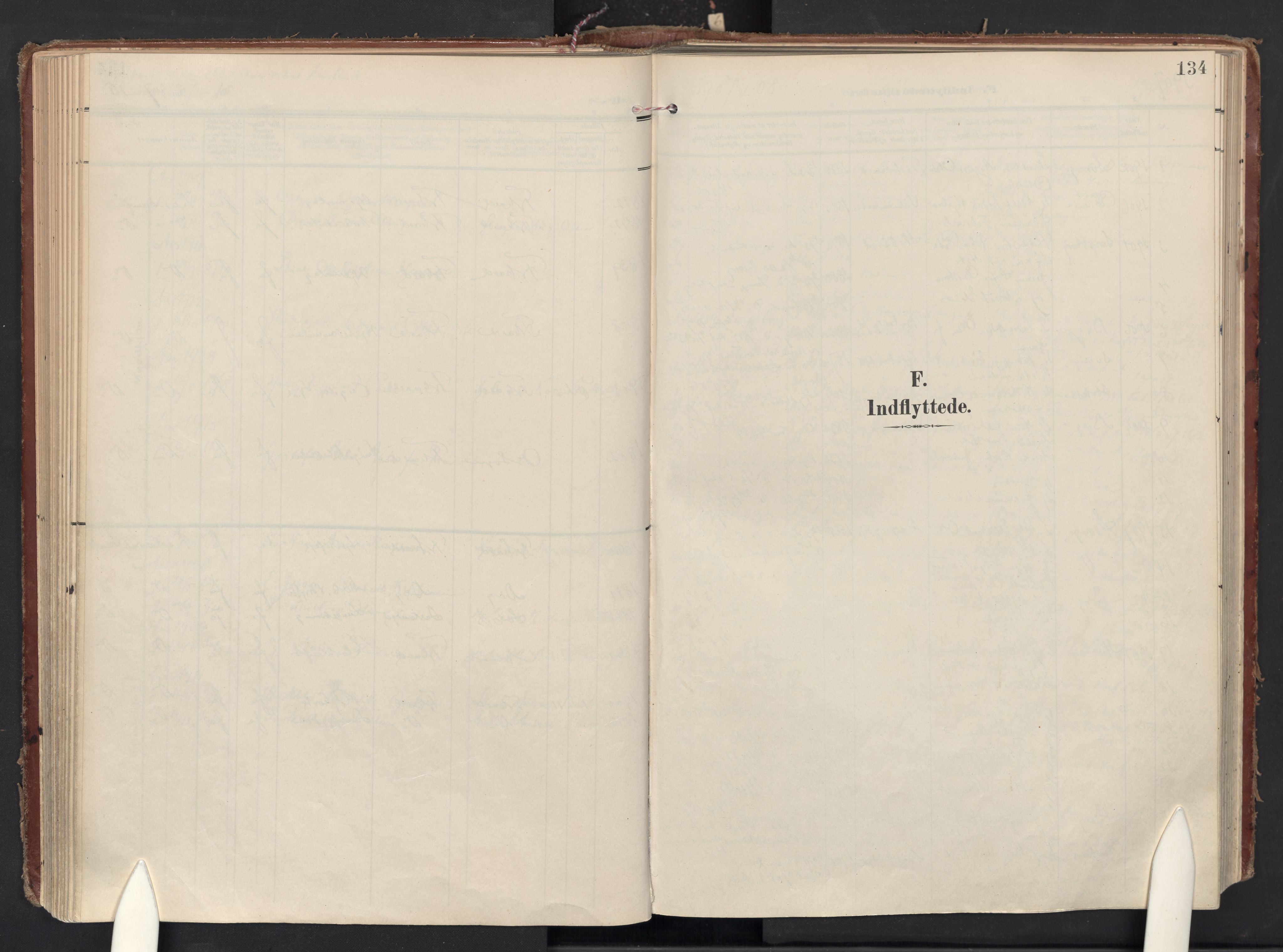 Halden prestekontor Kirkebøker, SAO/A-10909/F/Fa/L0016: Parish register (official) no. I 16, 1907-1925, p. 134