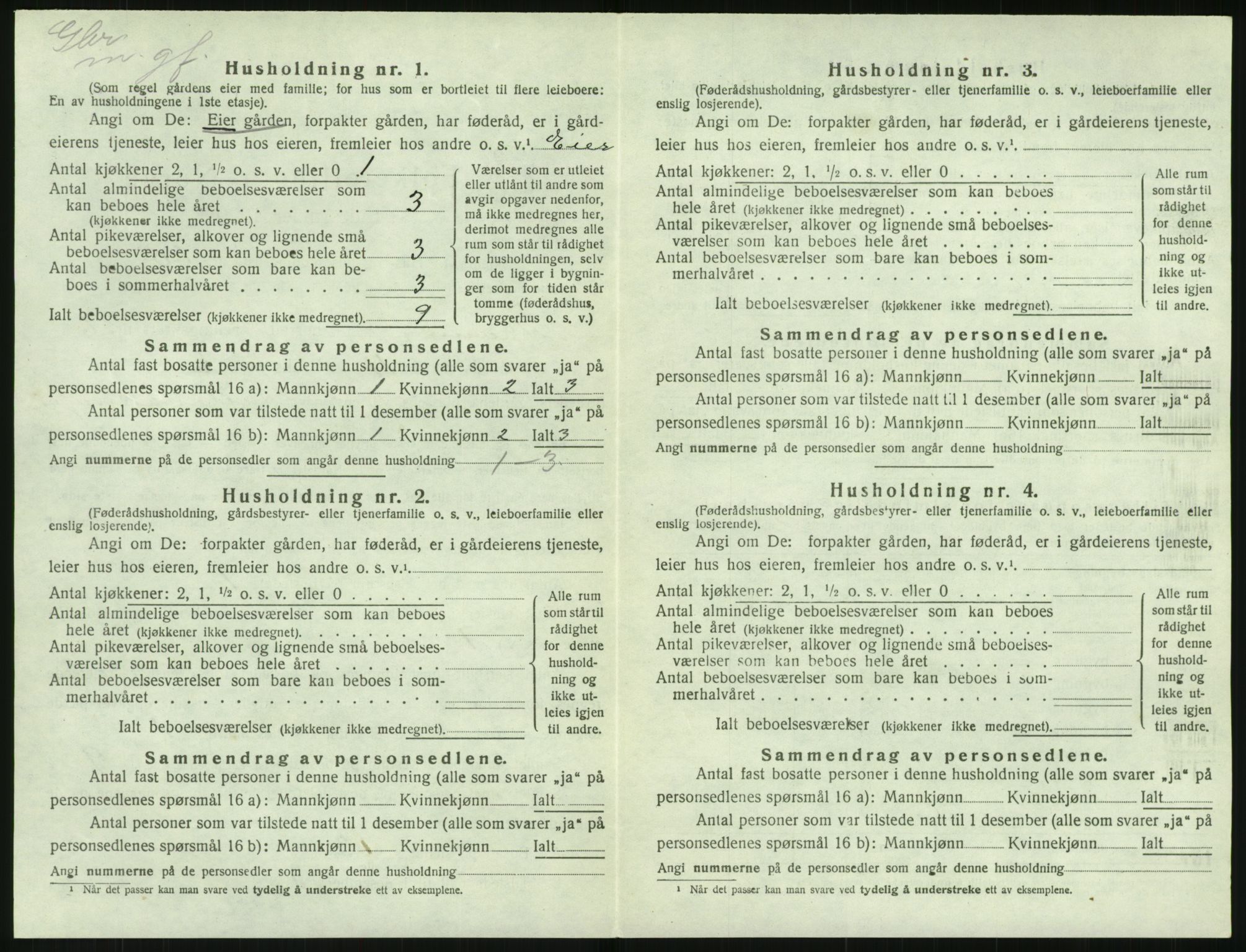 SAK, 1920 census for Tromøy, 1920, p. 784