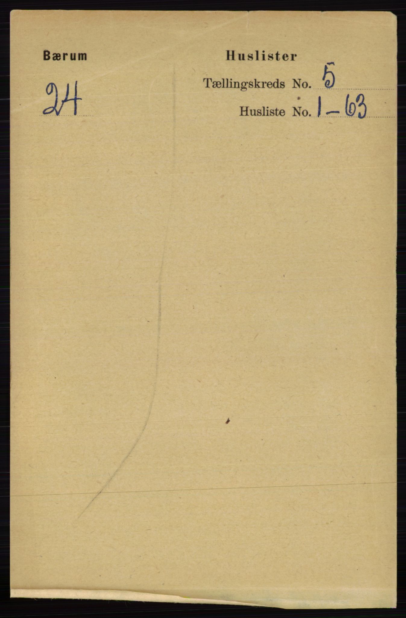 RA, 1891 census for 0219 Bærum, 1891, p. 2936