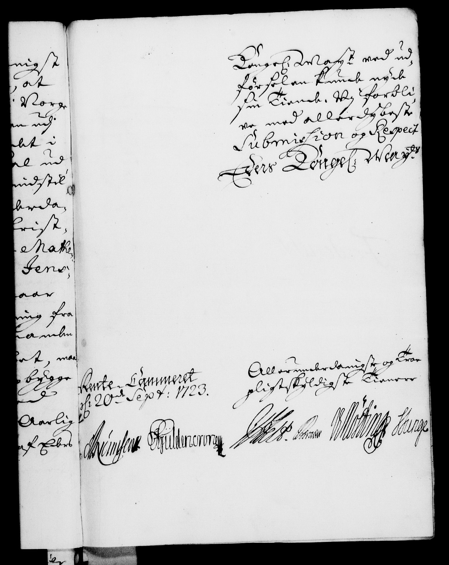 Rentekammeret, Kammerkanselliet, RA/EA-3111/G/Gf/Gfa/L0006: Norsk relasjons- og resolusjonsprotokoll (merket RK 52.6), 1723, p. 1036