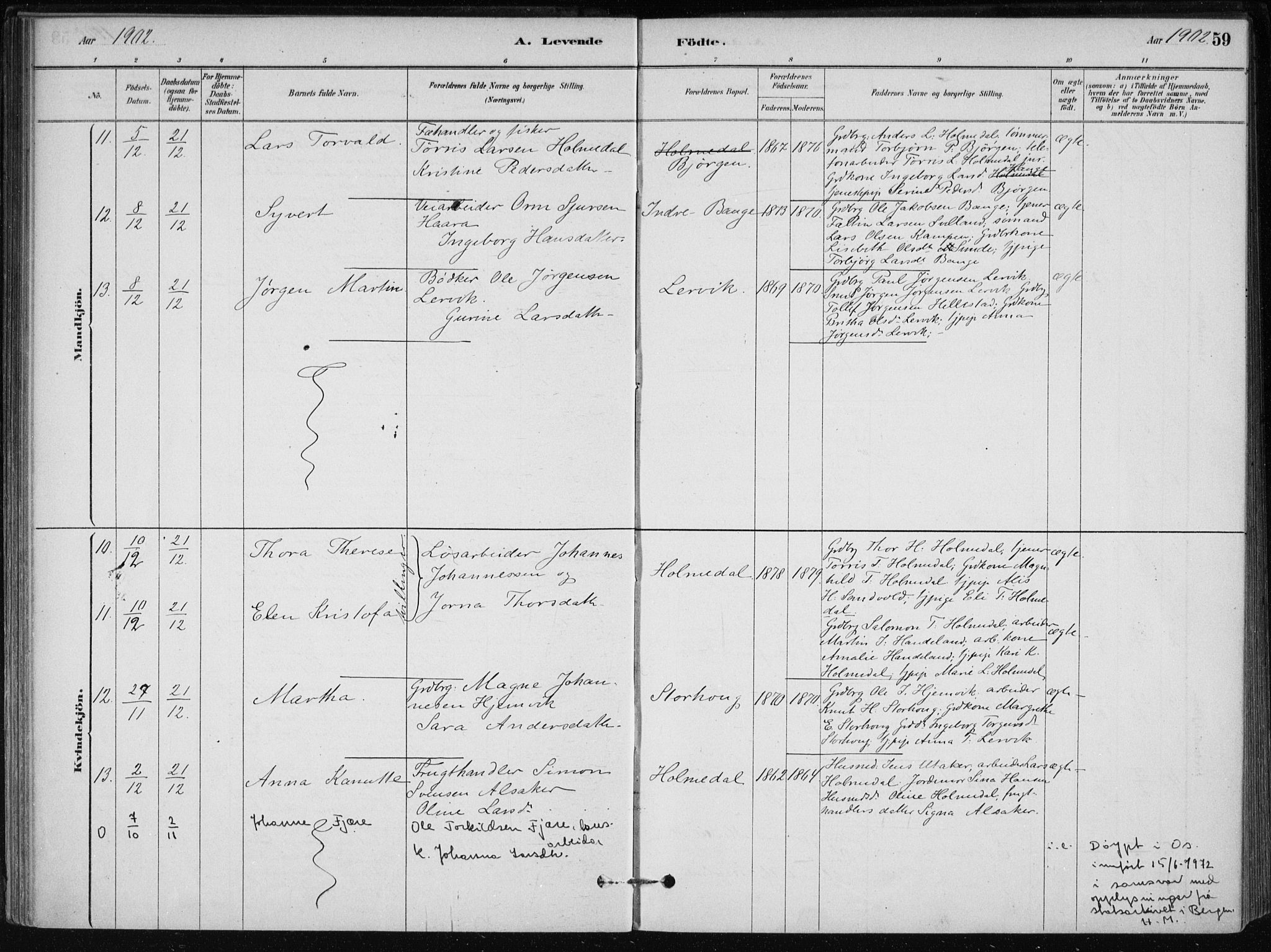 Skånevik sokneprestembete, SAB/A-77801/H/Haa: Parish register (official) no. C  1, 1879-1917, p. 59