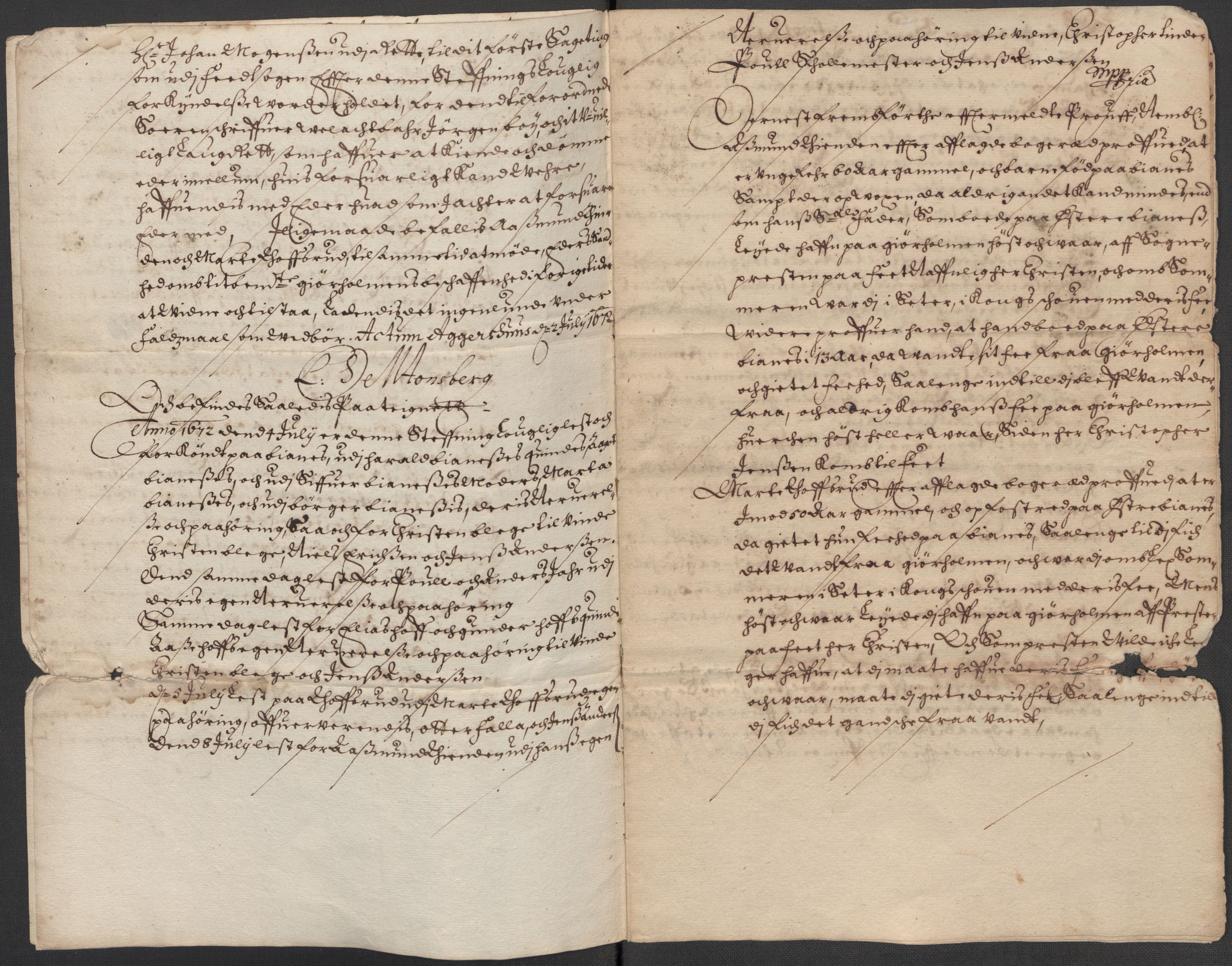 Riksarkivets diplomsamling, AV/RA-EA-5965/F15/L0009: Prestearkiv - Akershus, 1620-1738, p. 150