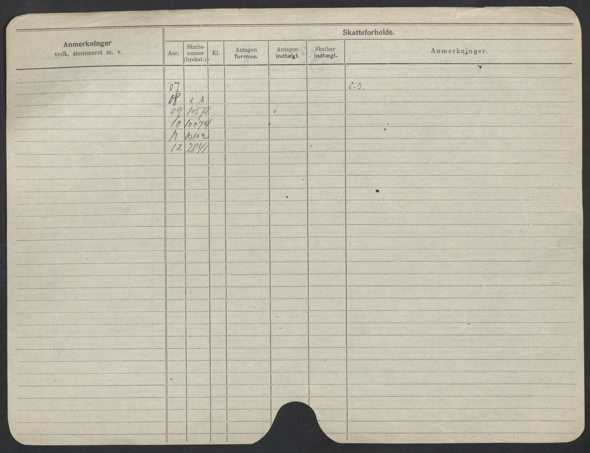 Oslo folkeregister, Registerkort, AV/SAO-A-11715/F/Fa/Fac/L0013: Kvinner, 1906-1914, p. 801b