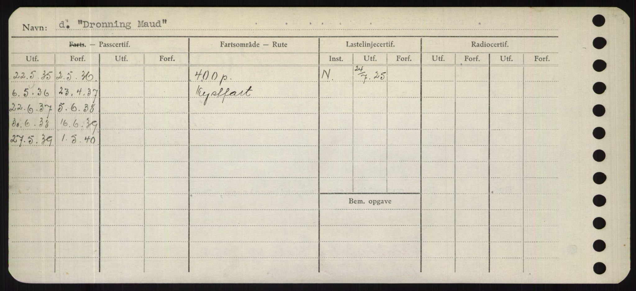 Sjøfartsdirektoratet med forløpere, Skipsmålingen, RA/S-1627/H/Hd/L0008: Fartøy, C-D, p. 654