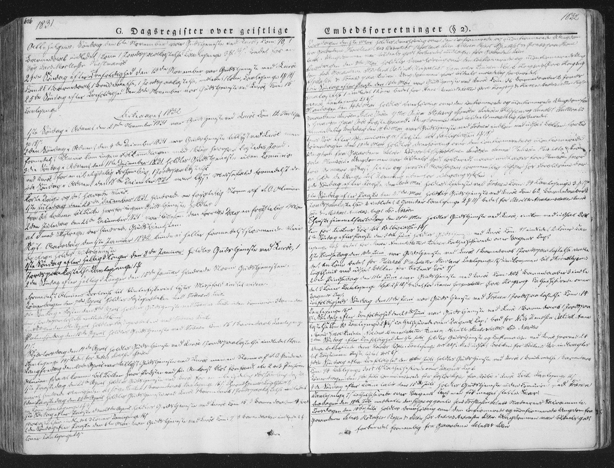 Ministerialprotokoller, klokkerbøker og fødselsregistre - Nordland, SAT/A-1459/839/L0566: Parish register (official) no. 839A03, 1825-1862, p. 626