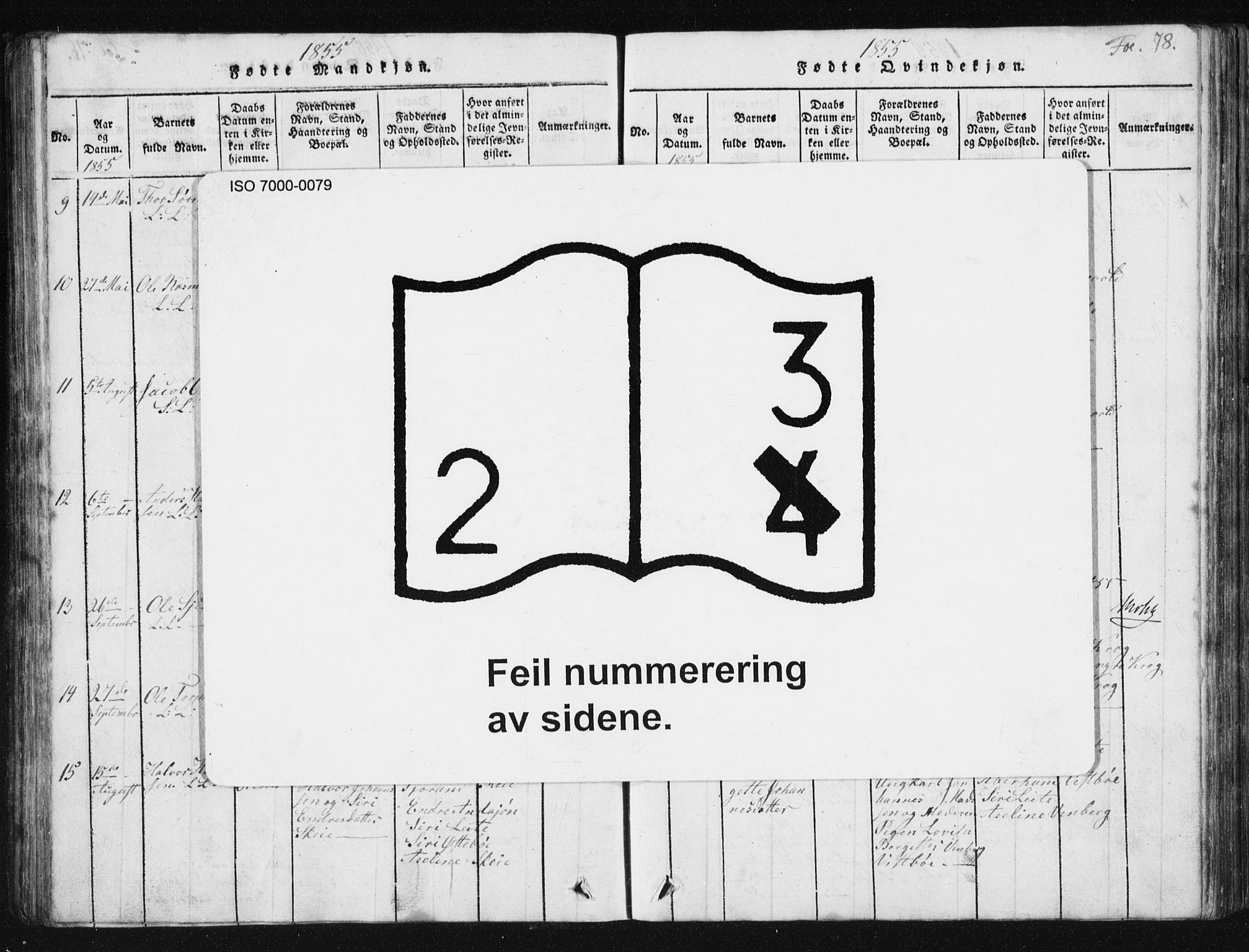 Vikedal sokneprestkontor, AV/SAST-A-101840/01/V: Parish register (copy) no. B 2, 1816-1863, p. 78