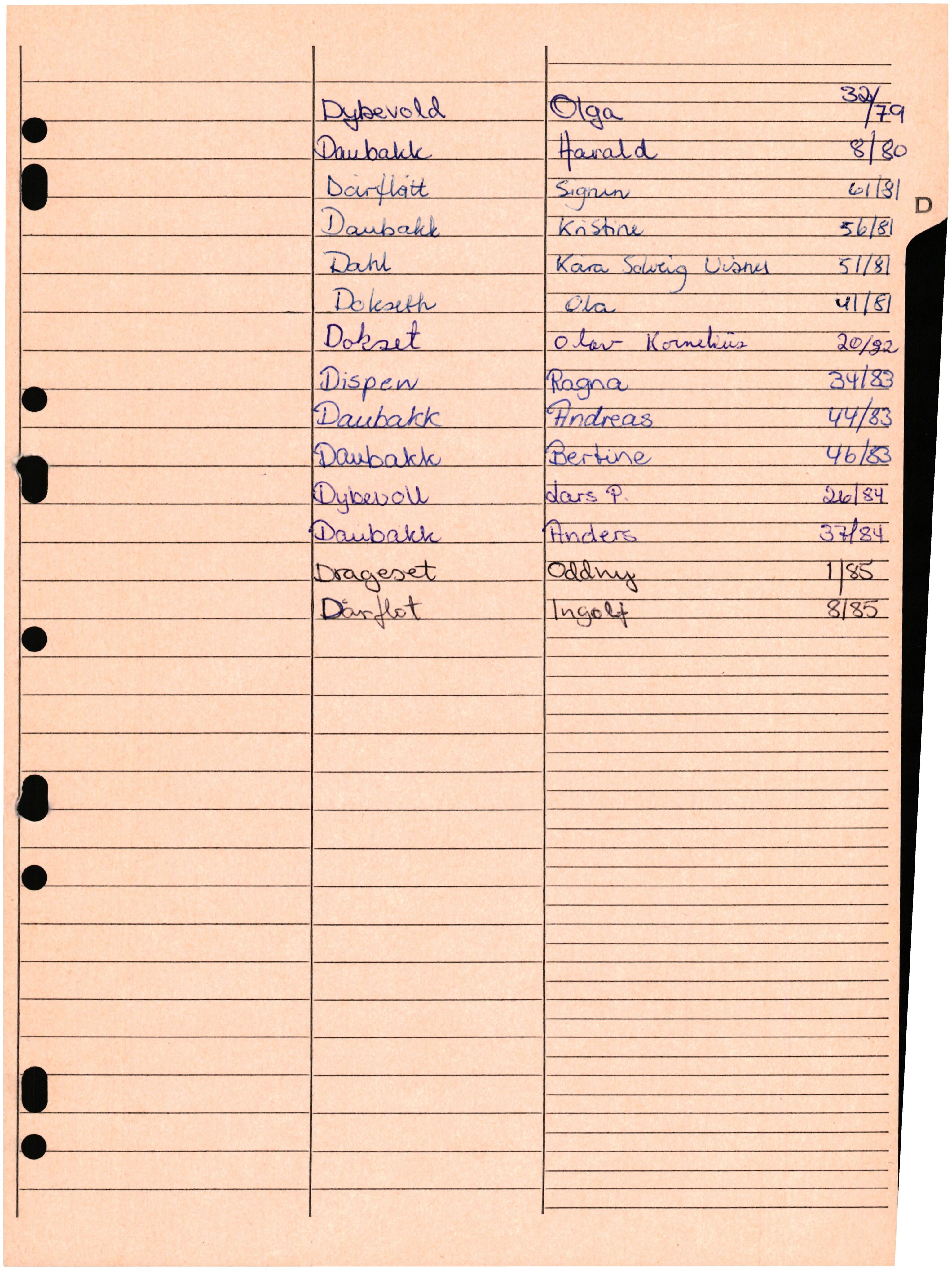 Lensmannen i Stryn og Hornindal, AV/SAB-A-100157/0006/L0001: Dødsfallprotokoll, 1973-1985