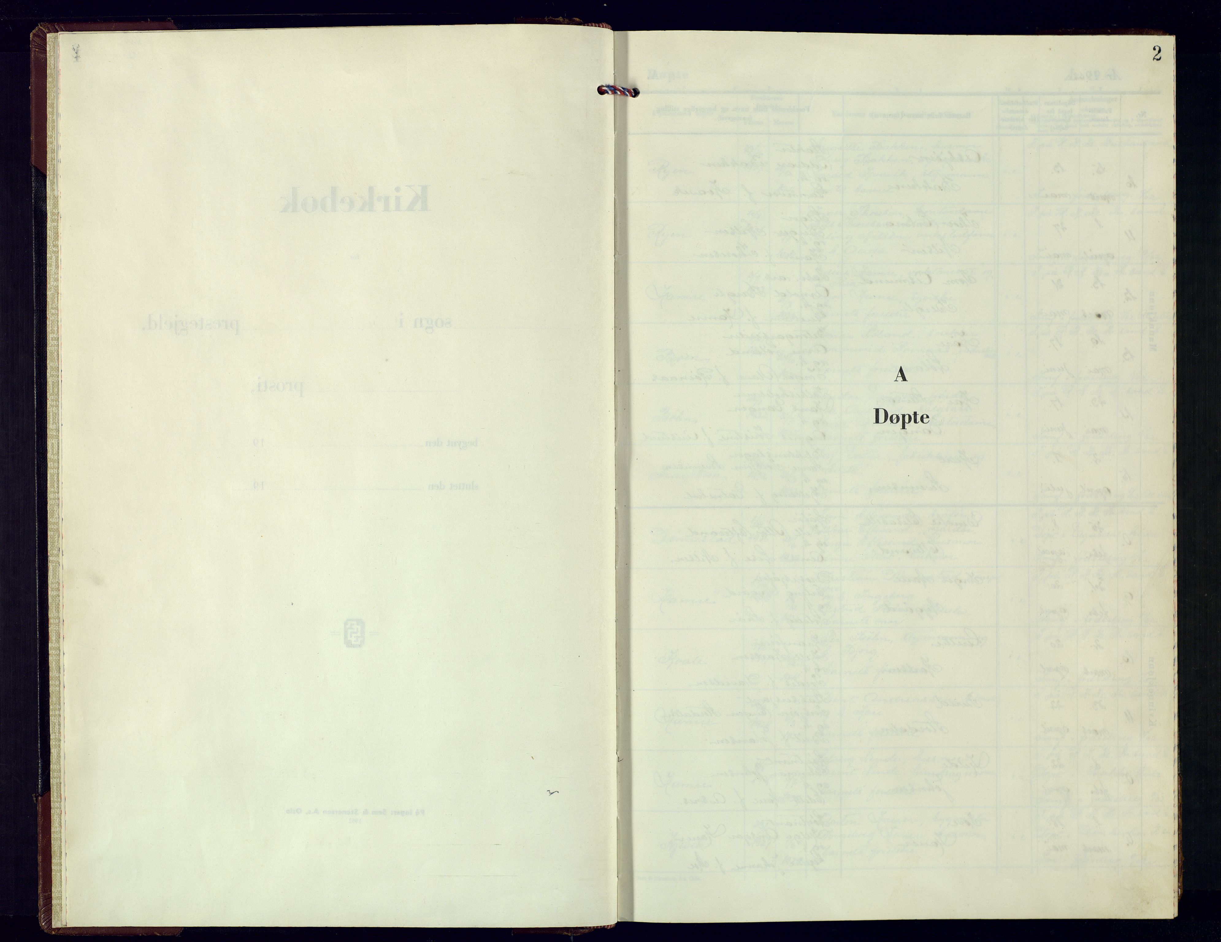 Tveit sokneprestkontor, SAK/1111-0043/F/Fb/L0007: Parish register (copy) no. B-7, 1962-1975, p. 2
