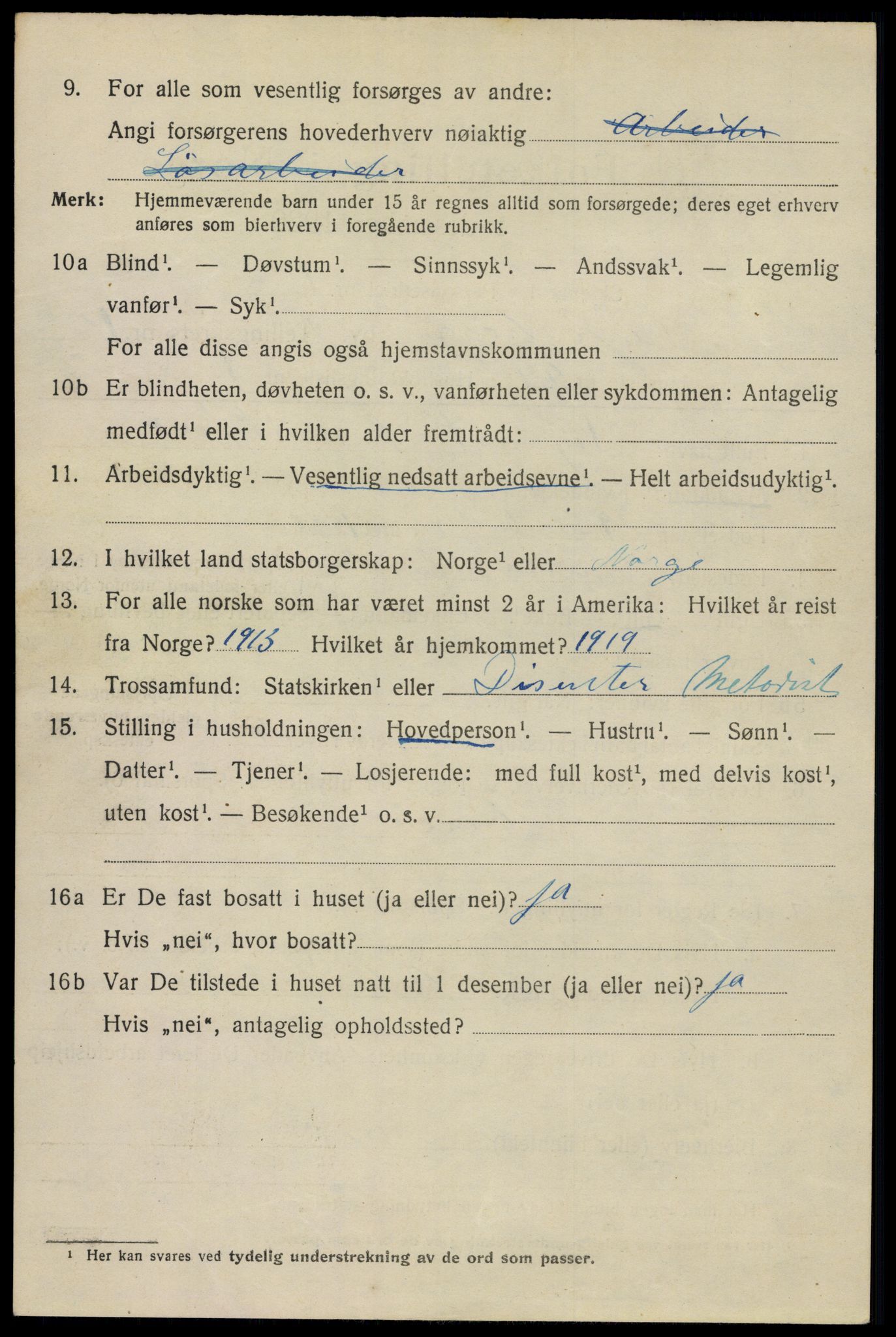 SAO, 1920 census for Sarpsborg, 1920, p. 26053