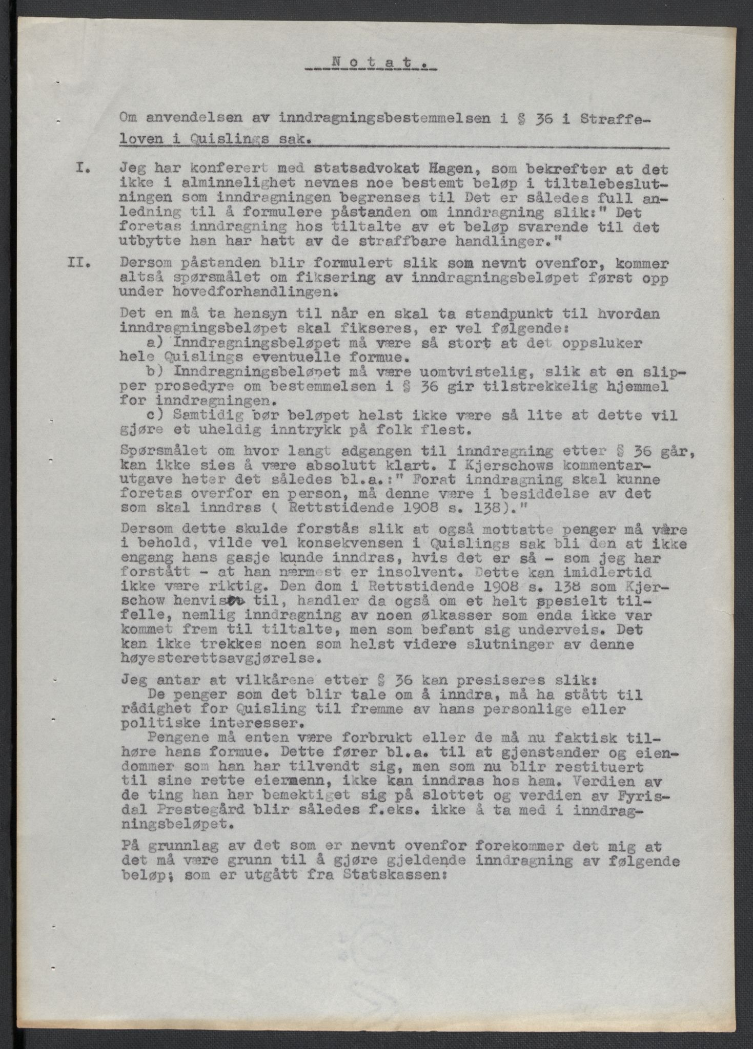 Landssvikarkivet, Oslo politikammer, AV/RA-S-3138-01/D/Da/L0003: Dnr. 29, 1945, p. 3504