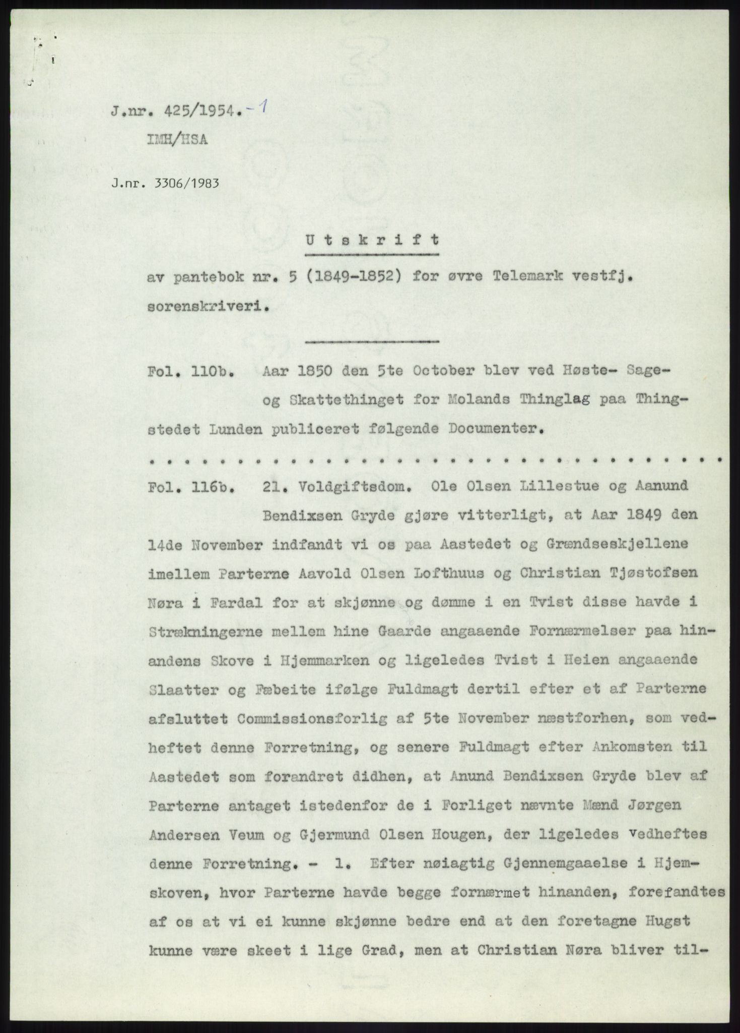 Statsarkivet i Kongsberg, SAKO/A-0001, 1944-1954, p. 56