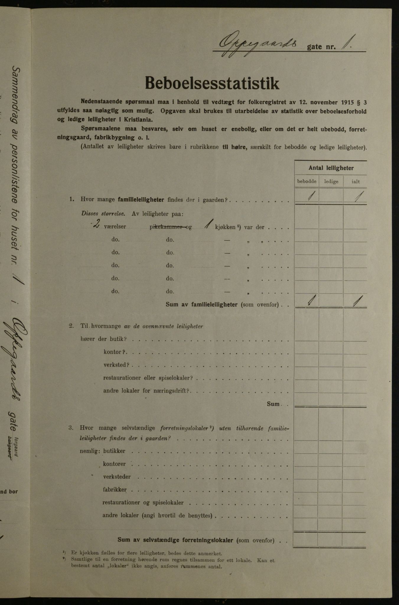 OBA, Municipal Census 1923 for Kristiania, 1923, p. 83660