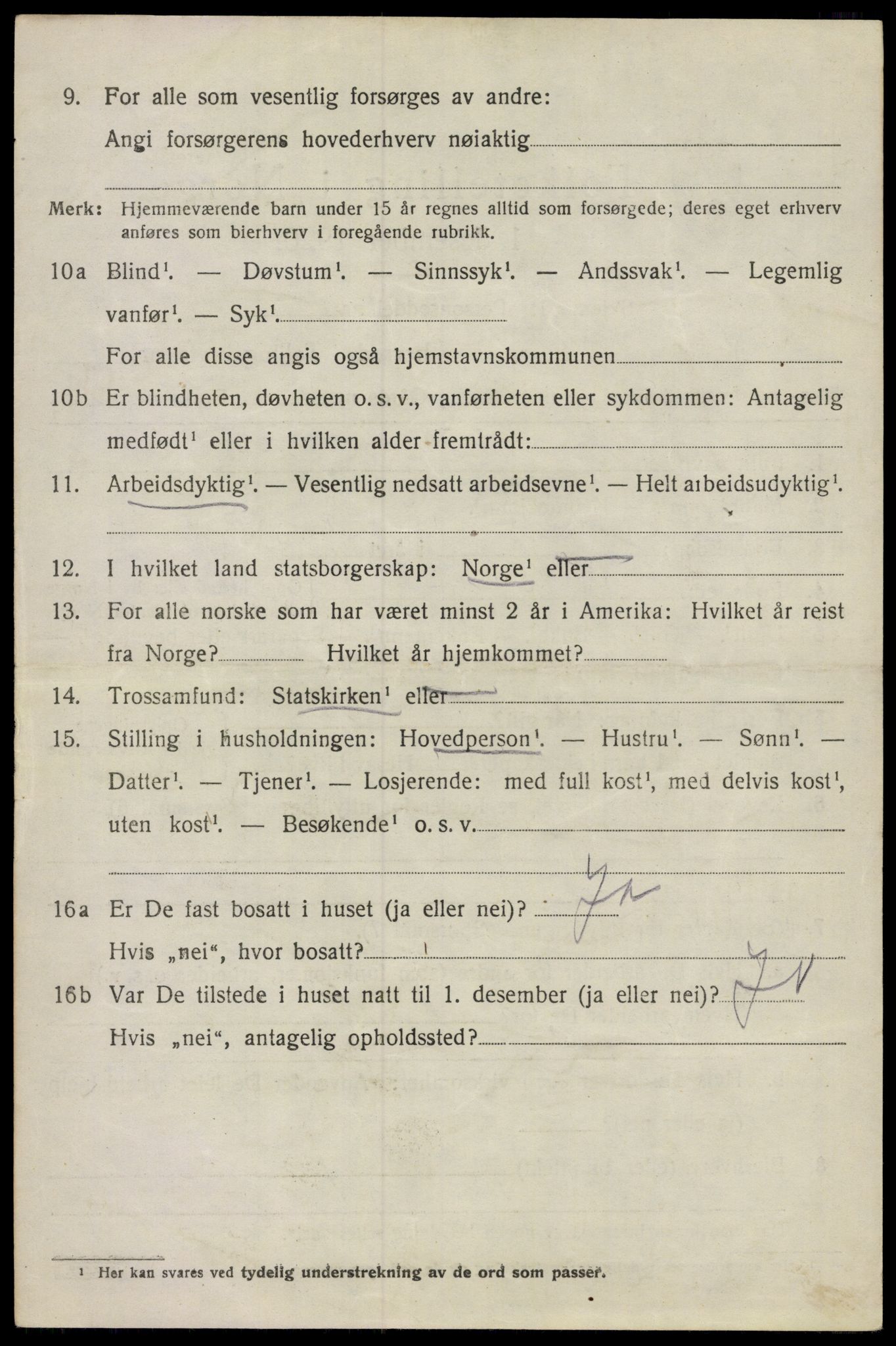 SAO, 1920 census for Våler, 1920, p. 4275