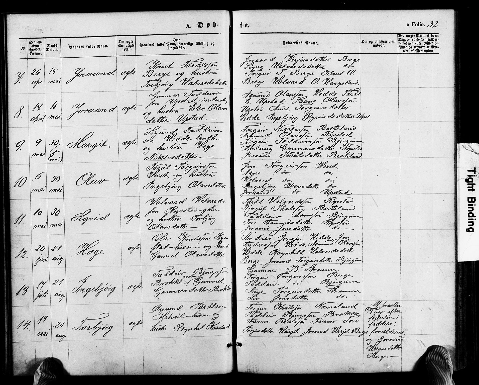Valle sokneprestkontor, SAK/1111-0044/F/Fb/Fbb/L0002: Parish register (copy) no. B 2, 1875-1921, p. 32