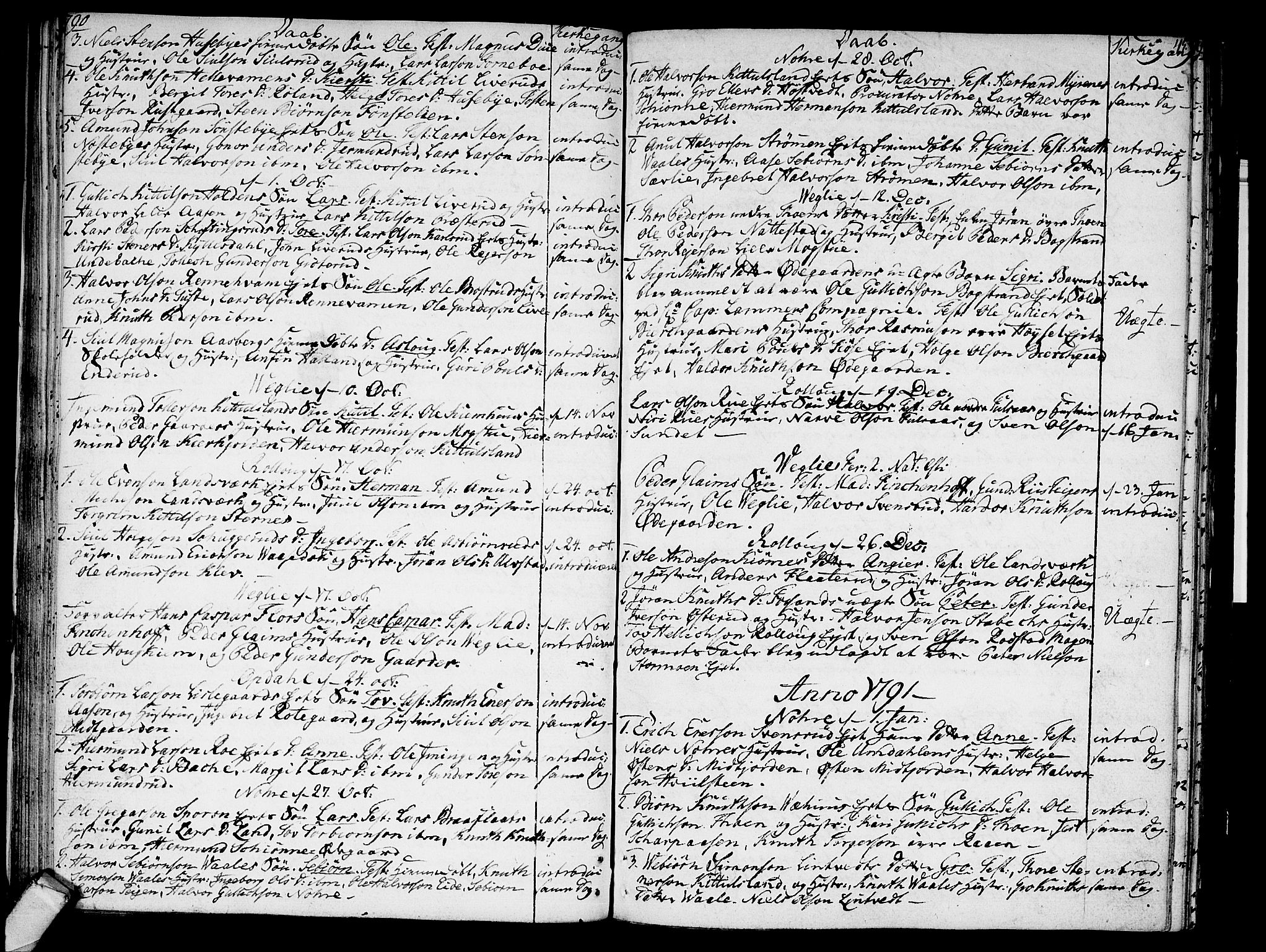 Rollag kirkebøker, SAKO/A-240/F/Fa/L0004: Parish register (official) no. I 4, 1778-1792, p. 45