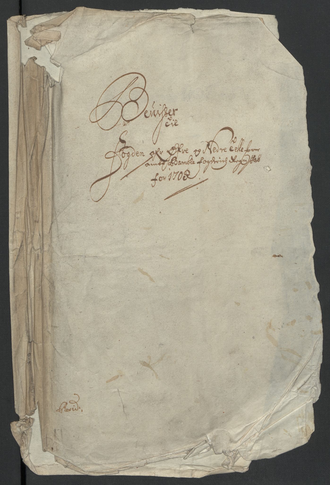 Rentekammeret inntil 1814, Reviderte regnskaper, Fogderegnskap, AV/RA-EA-4092/R36/L2118: Fogderegnskap Øvre og Nedre Telemark og Bamble, 1708-1709, p. 26