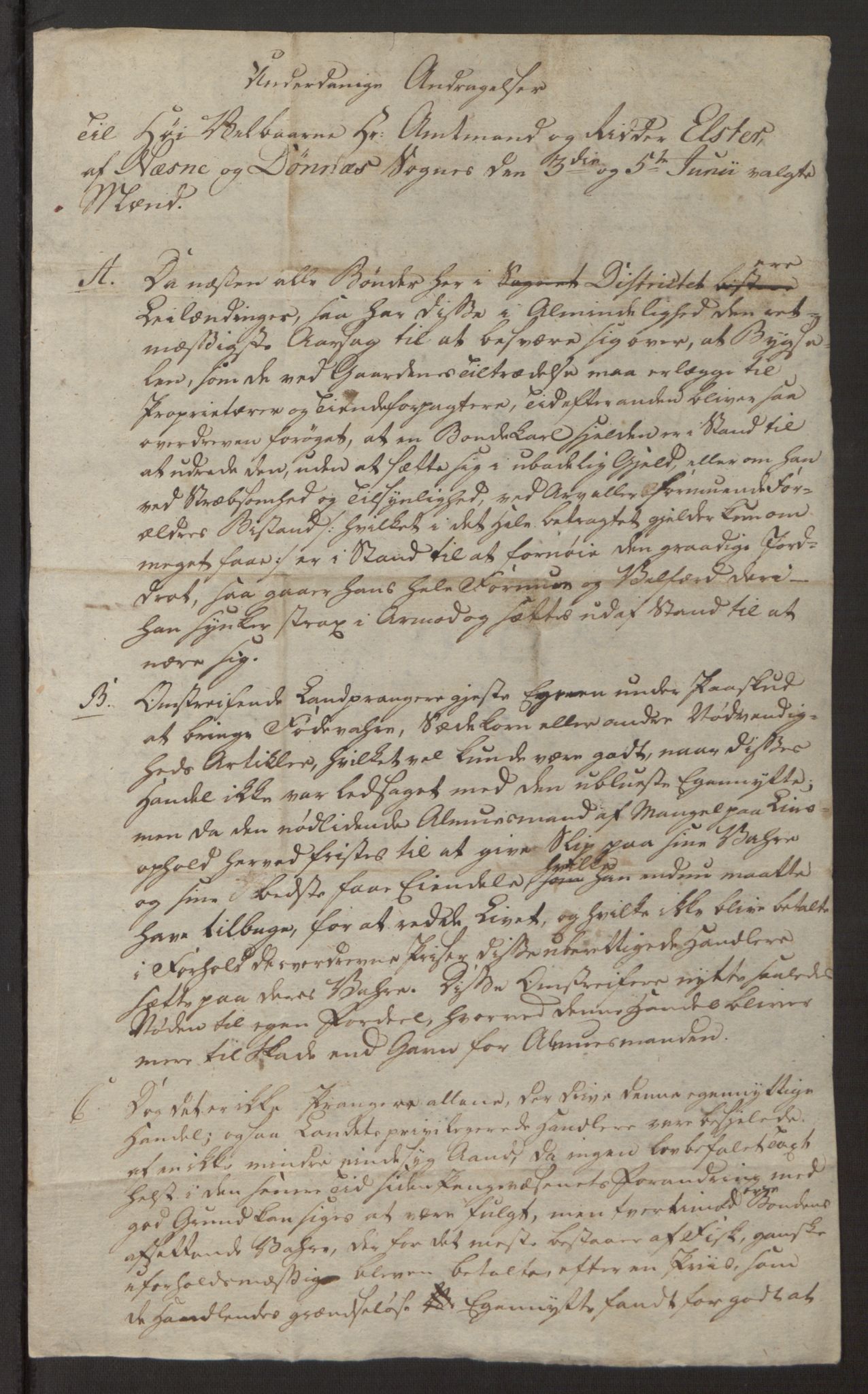 Fylkesmannen i Nordland, AV/SAT-A-0499/1.1/Ø/Øz/L0002/0003: Diverse / Adresser til Christian Frederik, 1814, p. 14